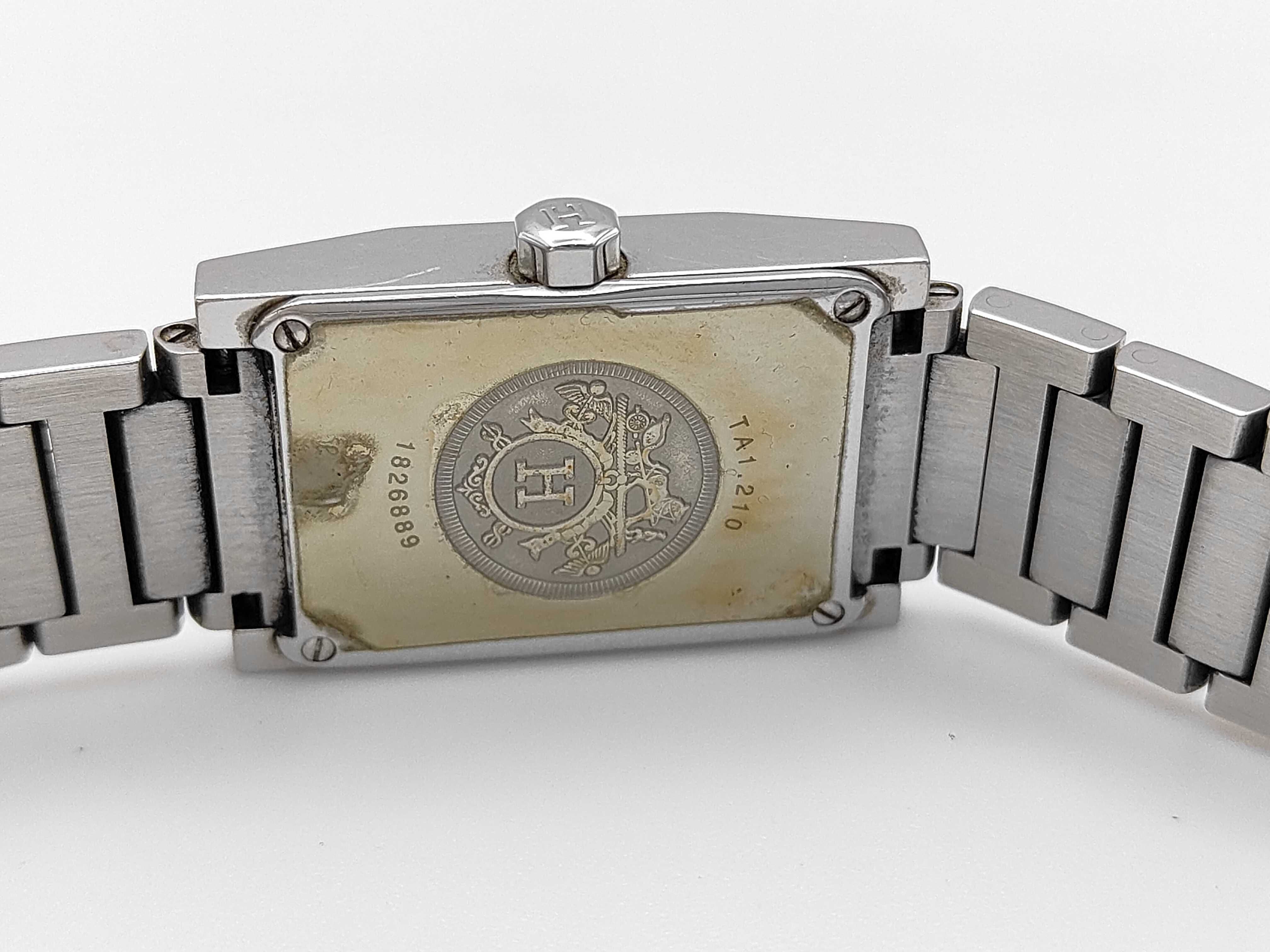 Hermes Tandem Stainless Steel Ladies Wristwatch
