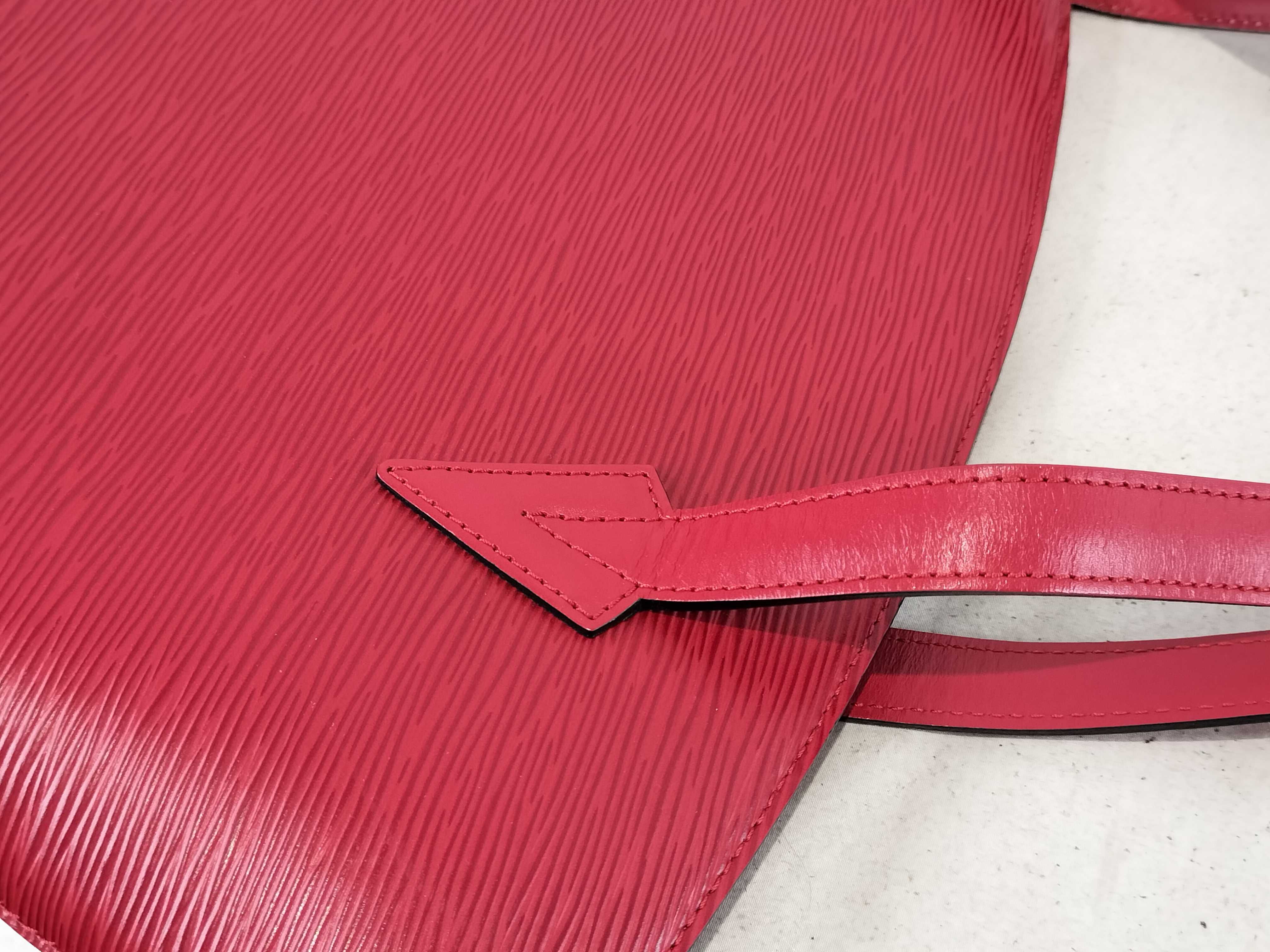 Vintage Louis Vuitton Saint Jacques Shopping Tote in Castilian Red Epi Leather