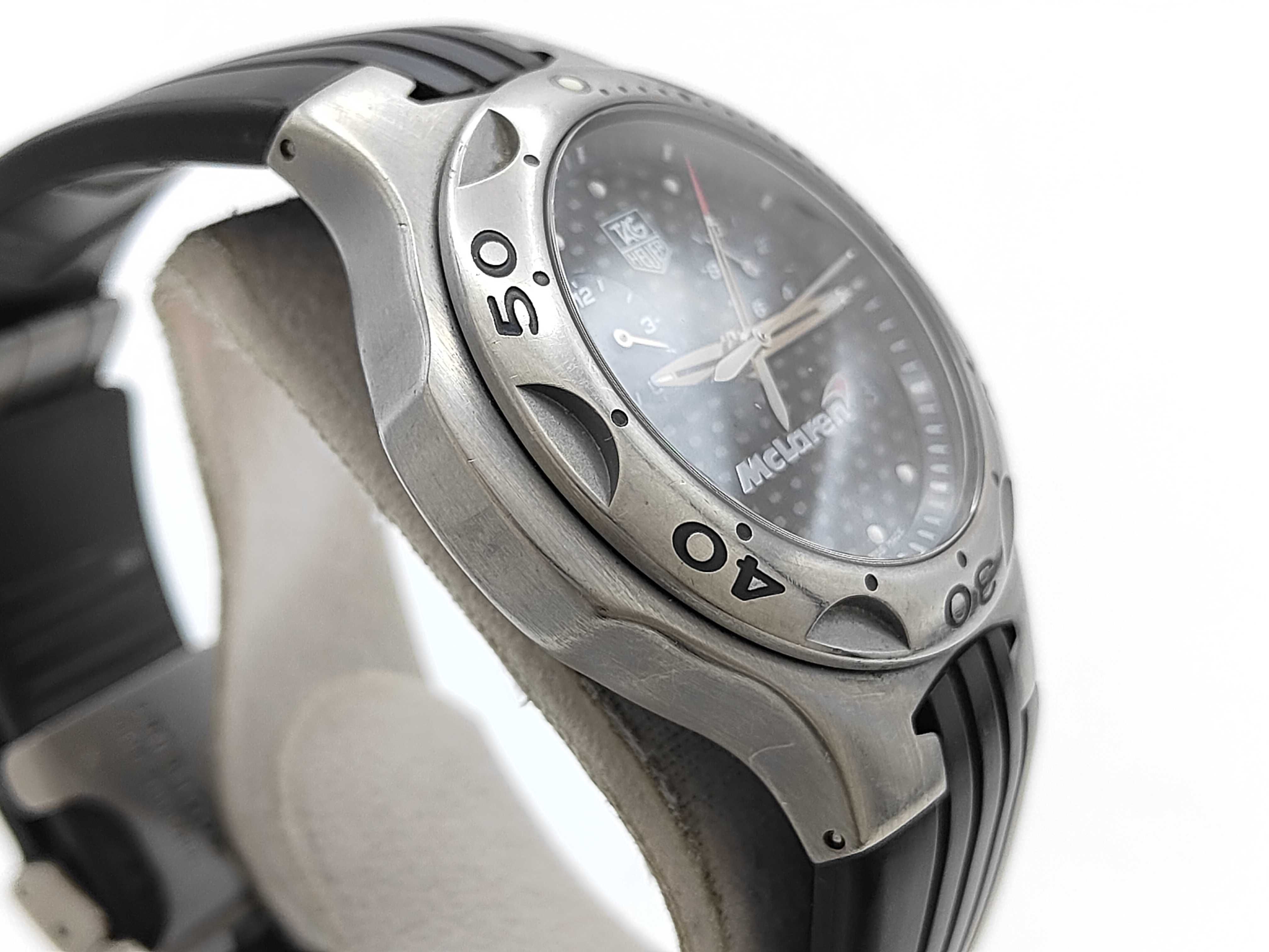 Circa 2001 TAG Heuer Kirium McLaren MP4-16 Titanium Chronograph Wristwatch with Card
