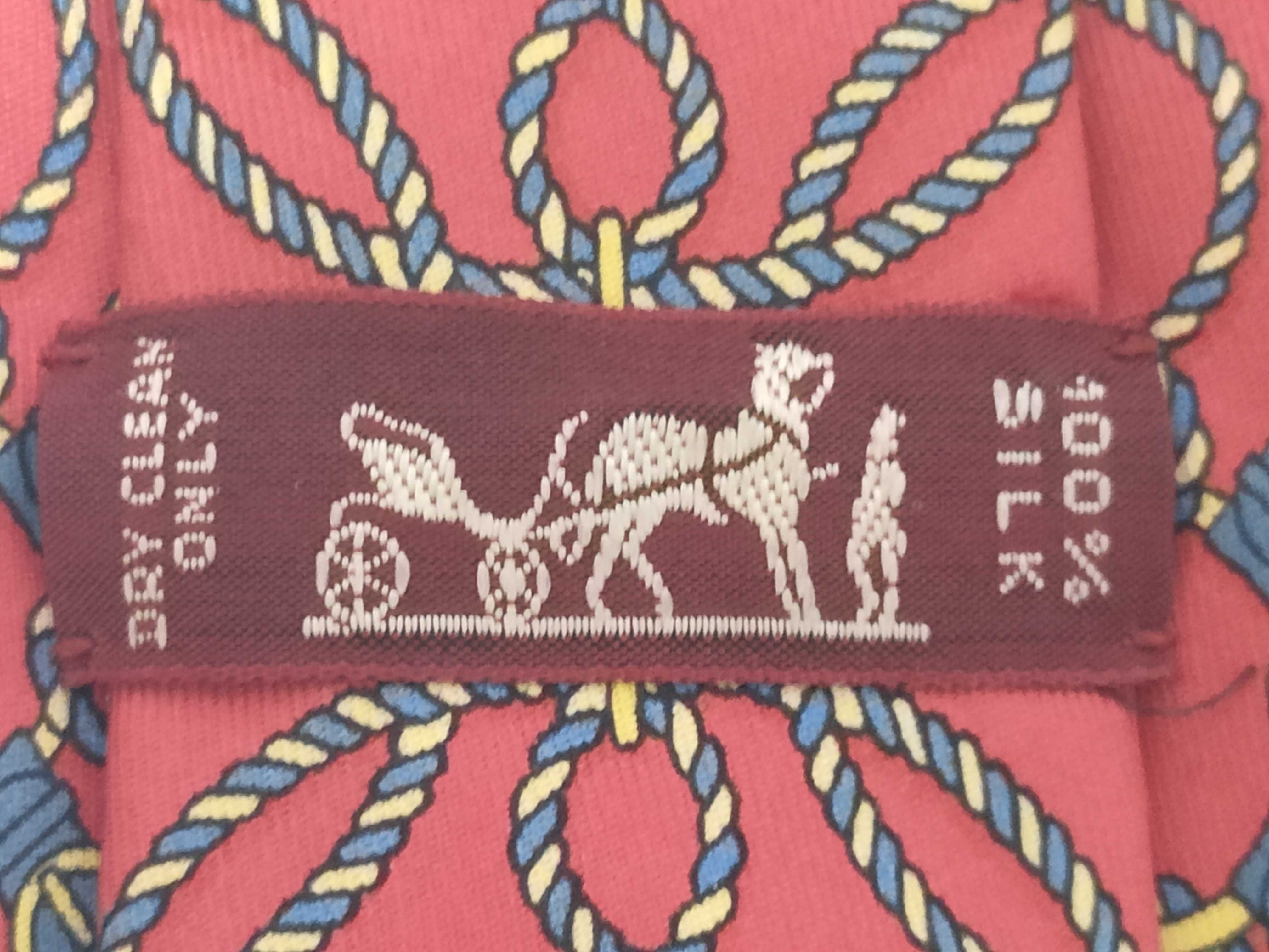 A Collection of Hermes Patterned Silk Neck Ties