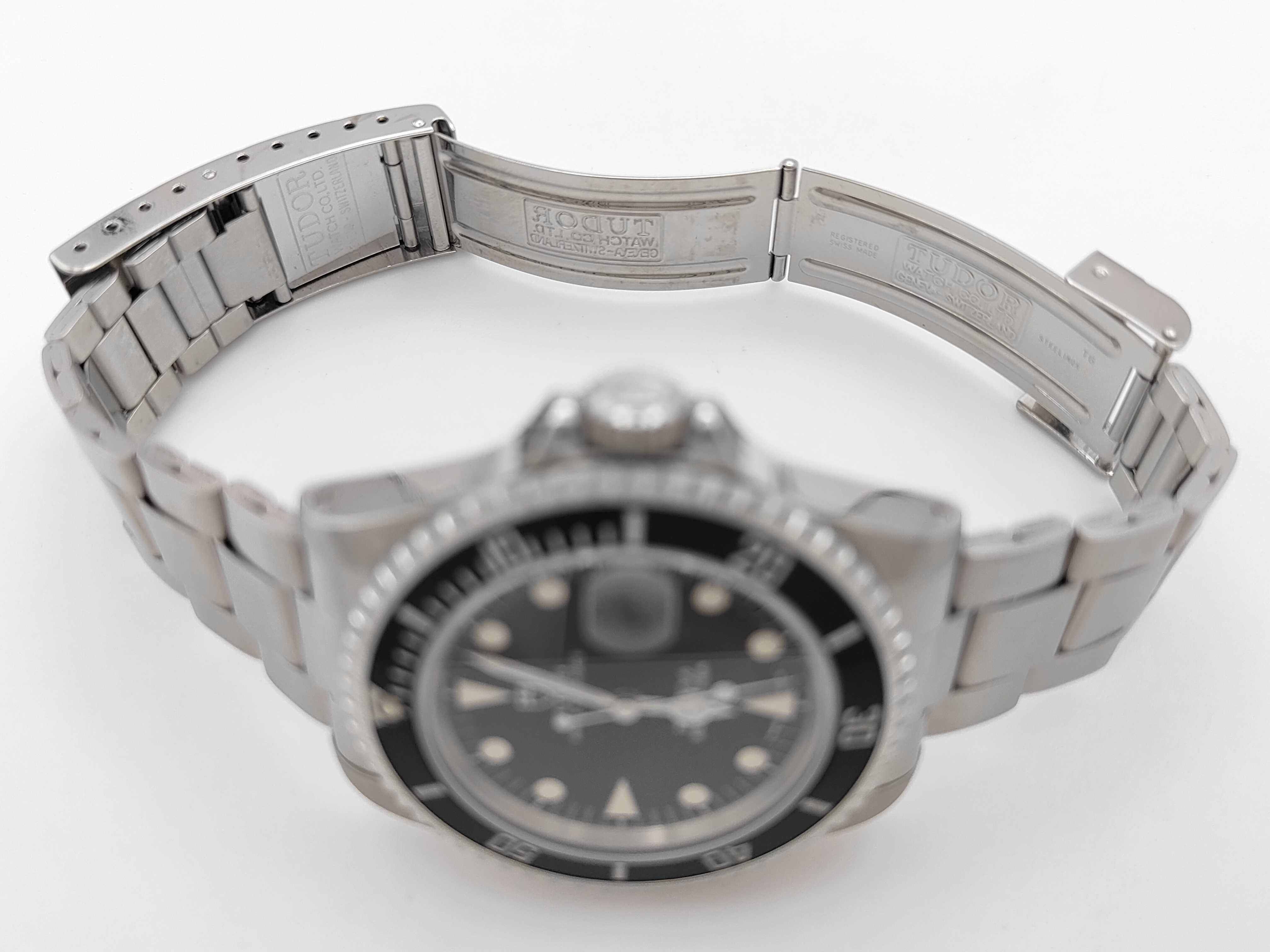 Vintage Tudor Prince Oysterdate Submariner 79190 Stainless Steel Wristwatch with Box and Papers