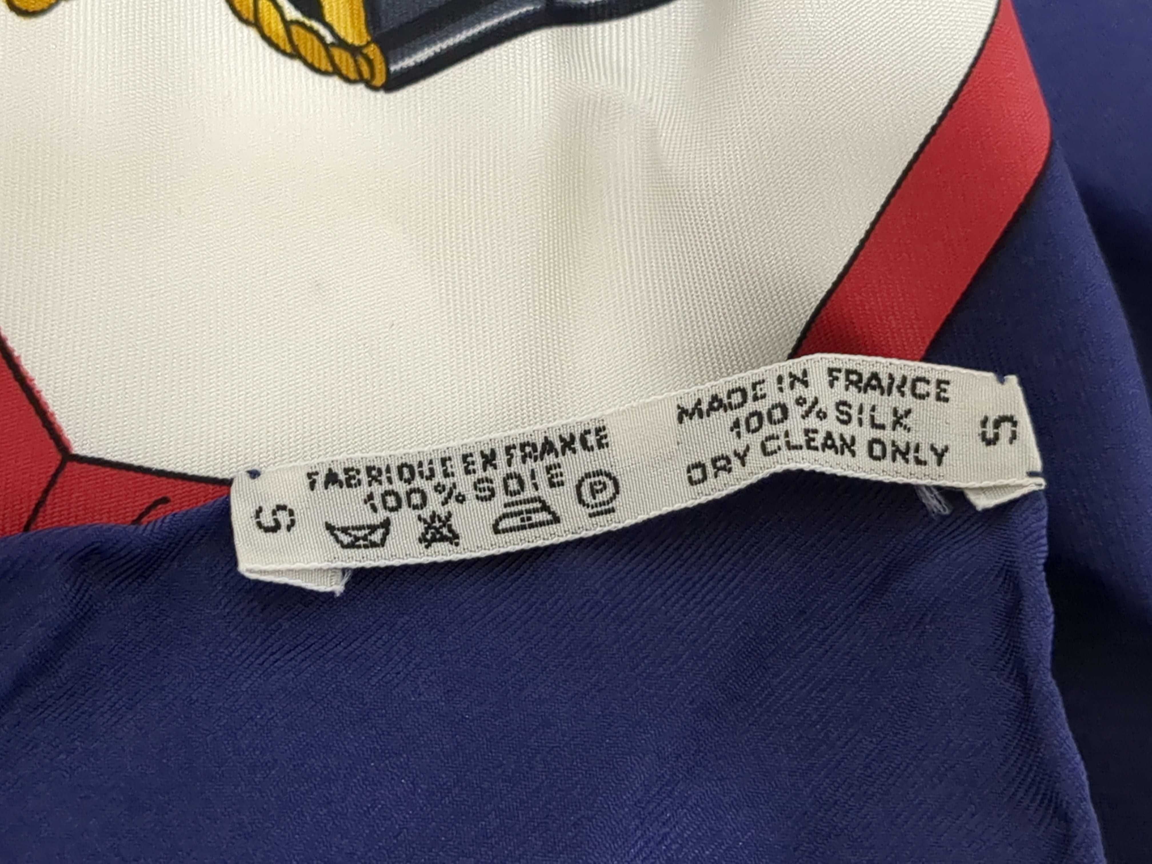 Vintage Hermes Reveries Japonaises (Japanese Reveries) Silk Carre 90