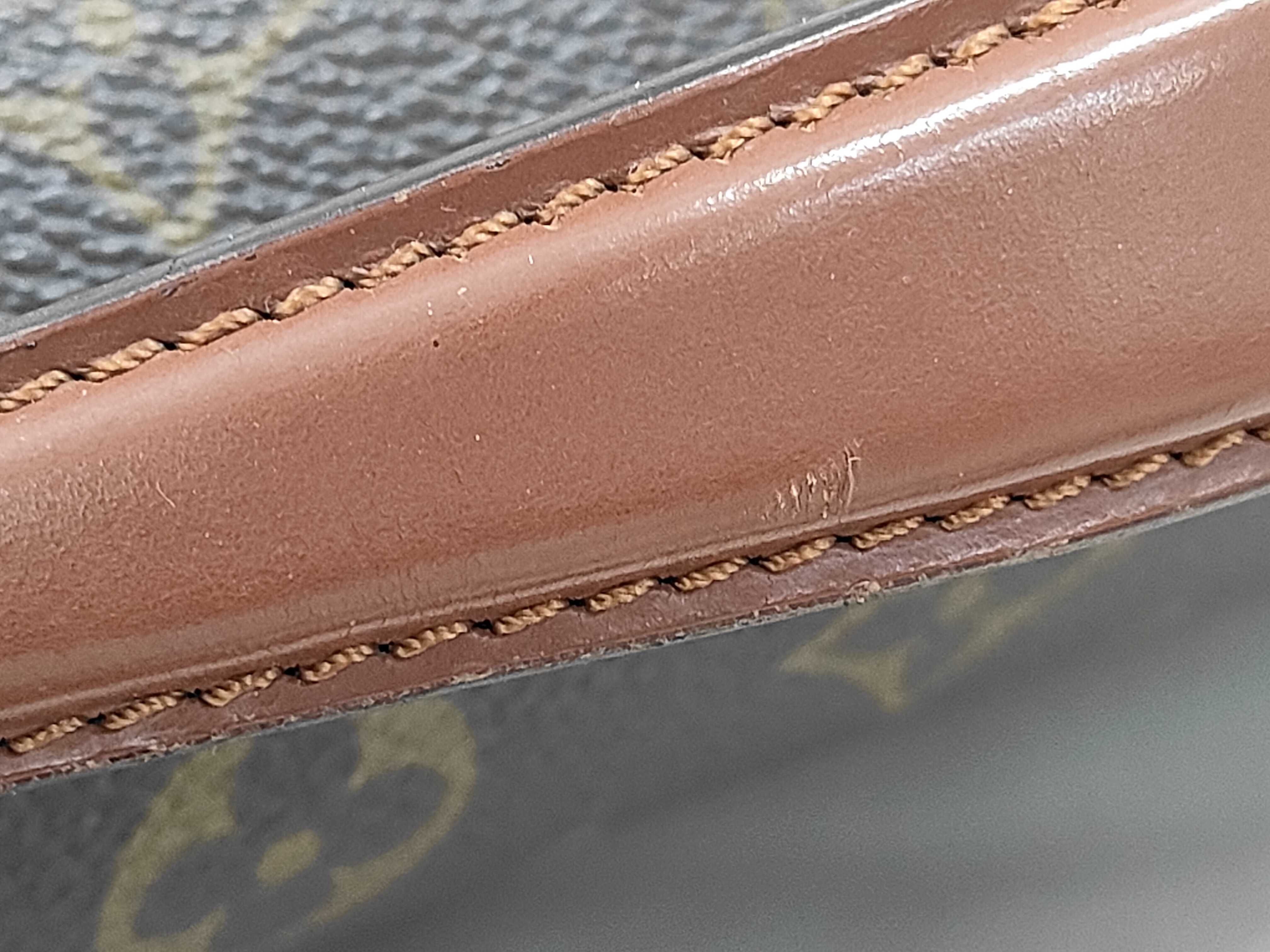 Vintage Louis Vuitton Monogram Coated Canvas Top Handle Handbag