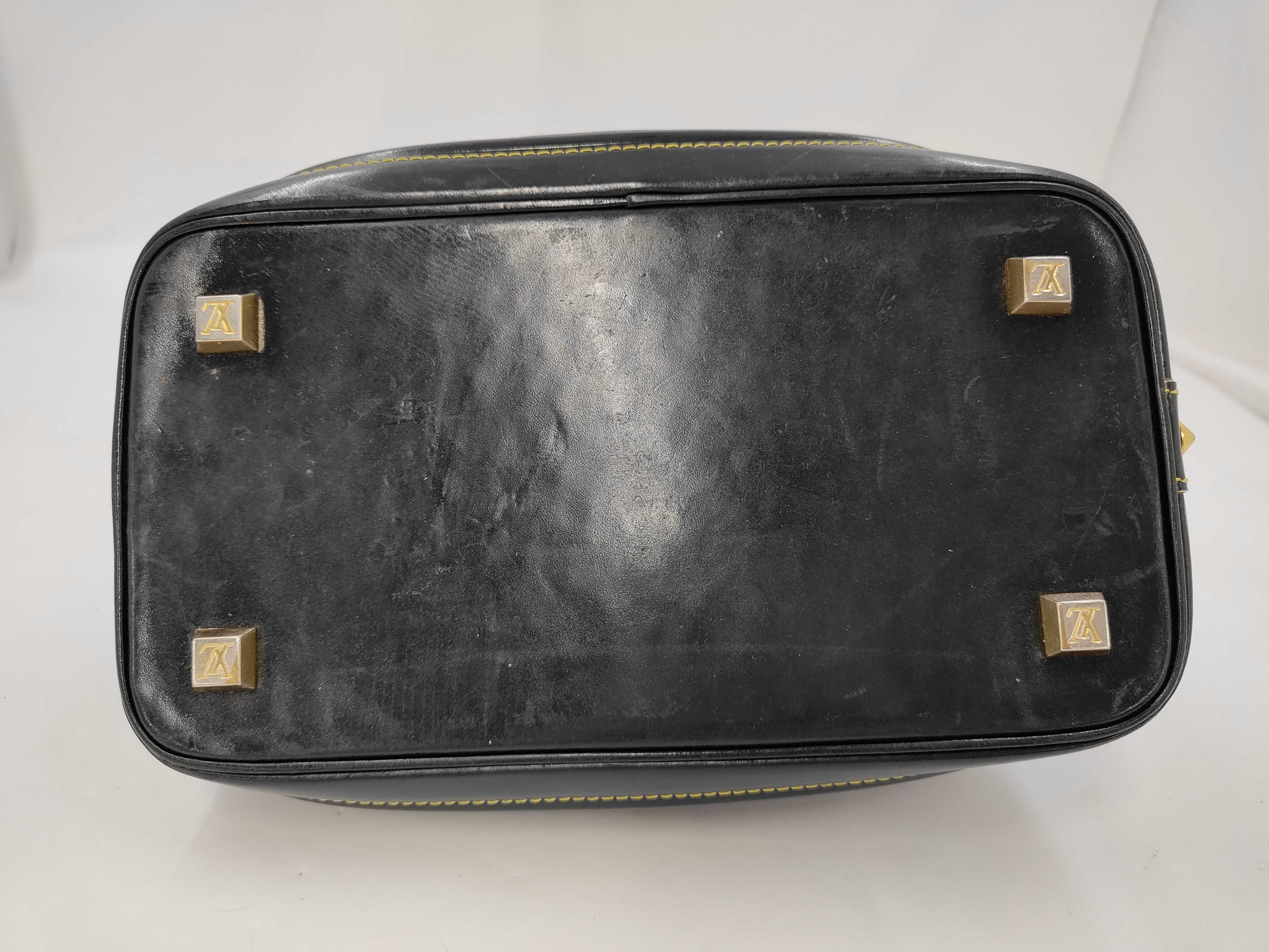 Louis Vuitton L'Epanoui PM Black Suhali Leather Tote Bag with Padlock