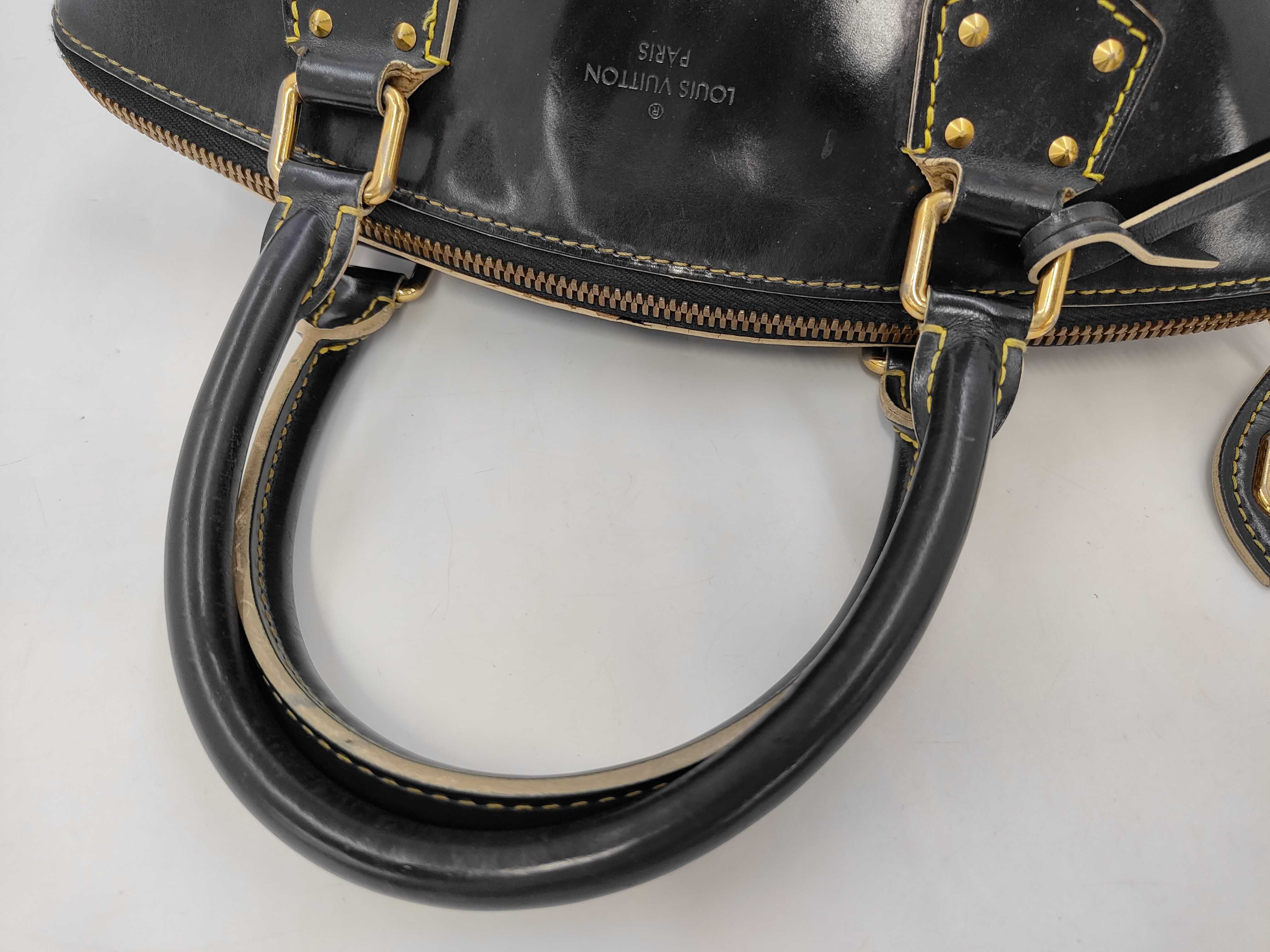 Louis Vuitton L'Epanoui PM Black Suhali Leather Tote Bag with Padlock