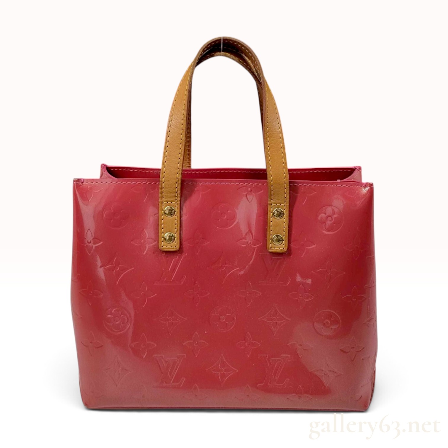 Vintage Louis Vuitton Reade PM Framboise Monogram Vernis Tote Bag