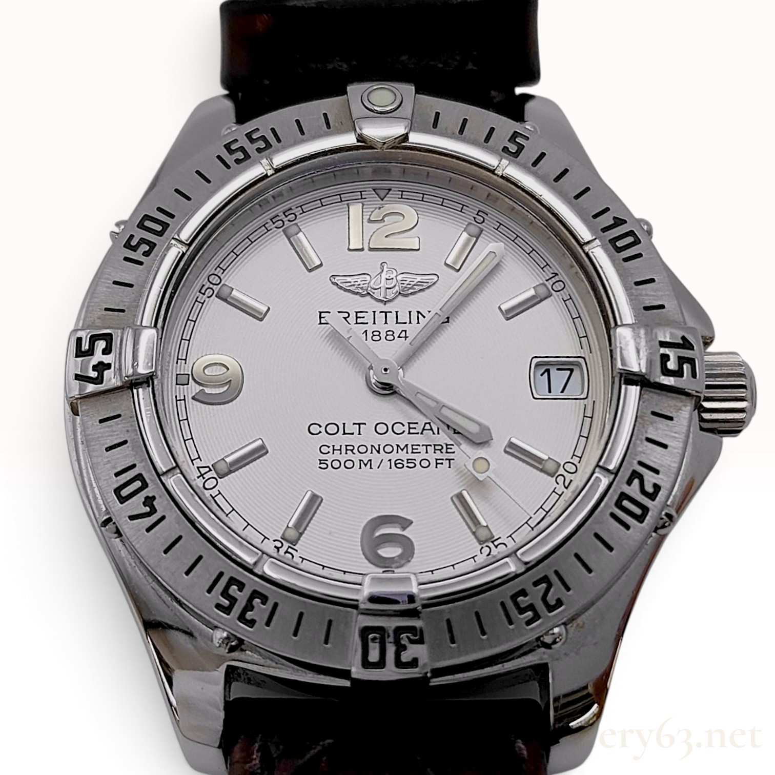 Breitling Colt Ocean Chronometre A77350 Silver Stainless Steel Ladies Wristwatch