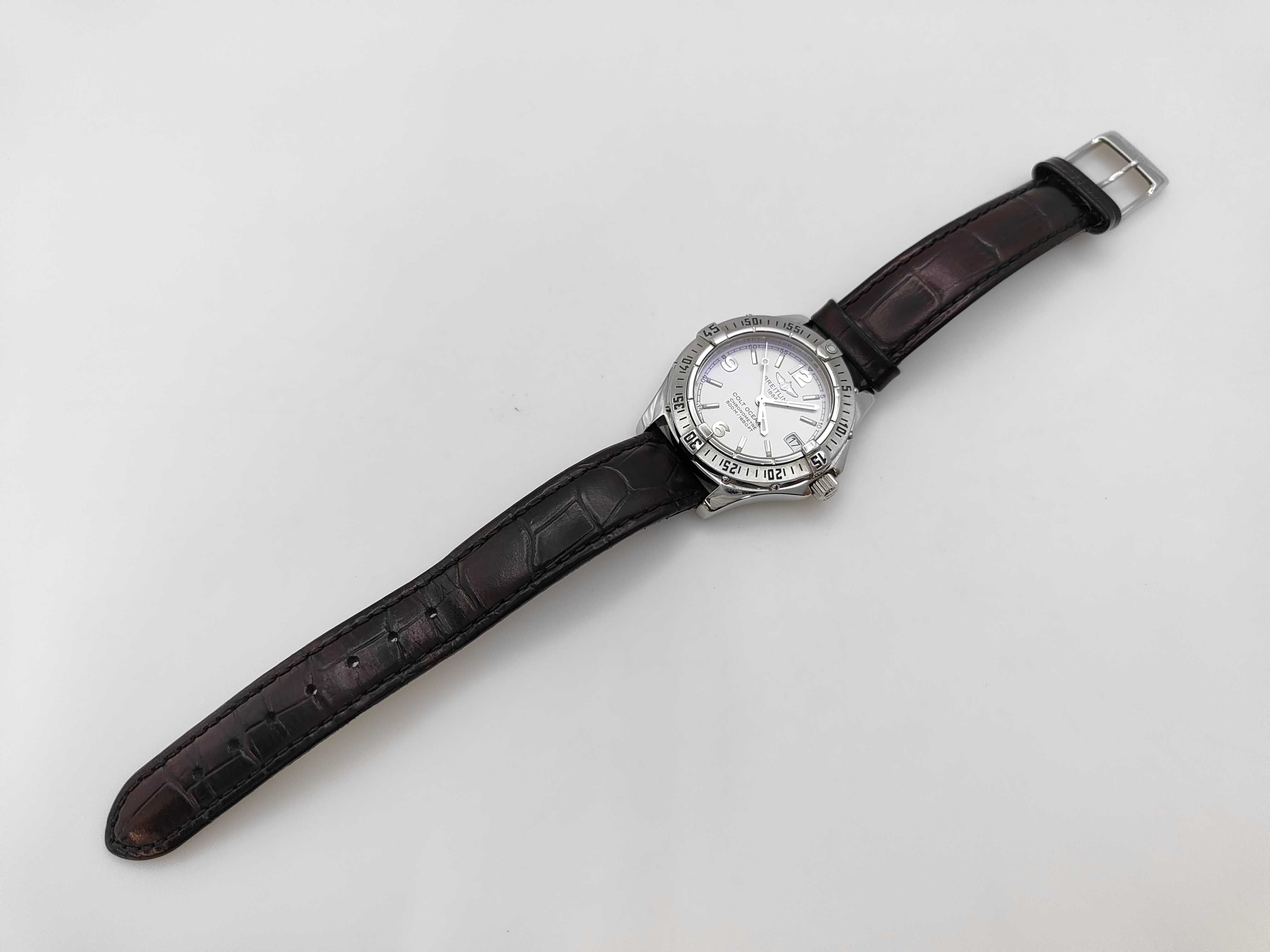 Breitling Colt Ocean Chronometre A77350 Silver Stainless Steel Ladies Wristwatch