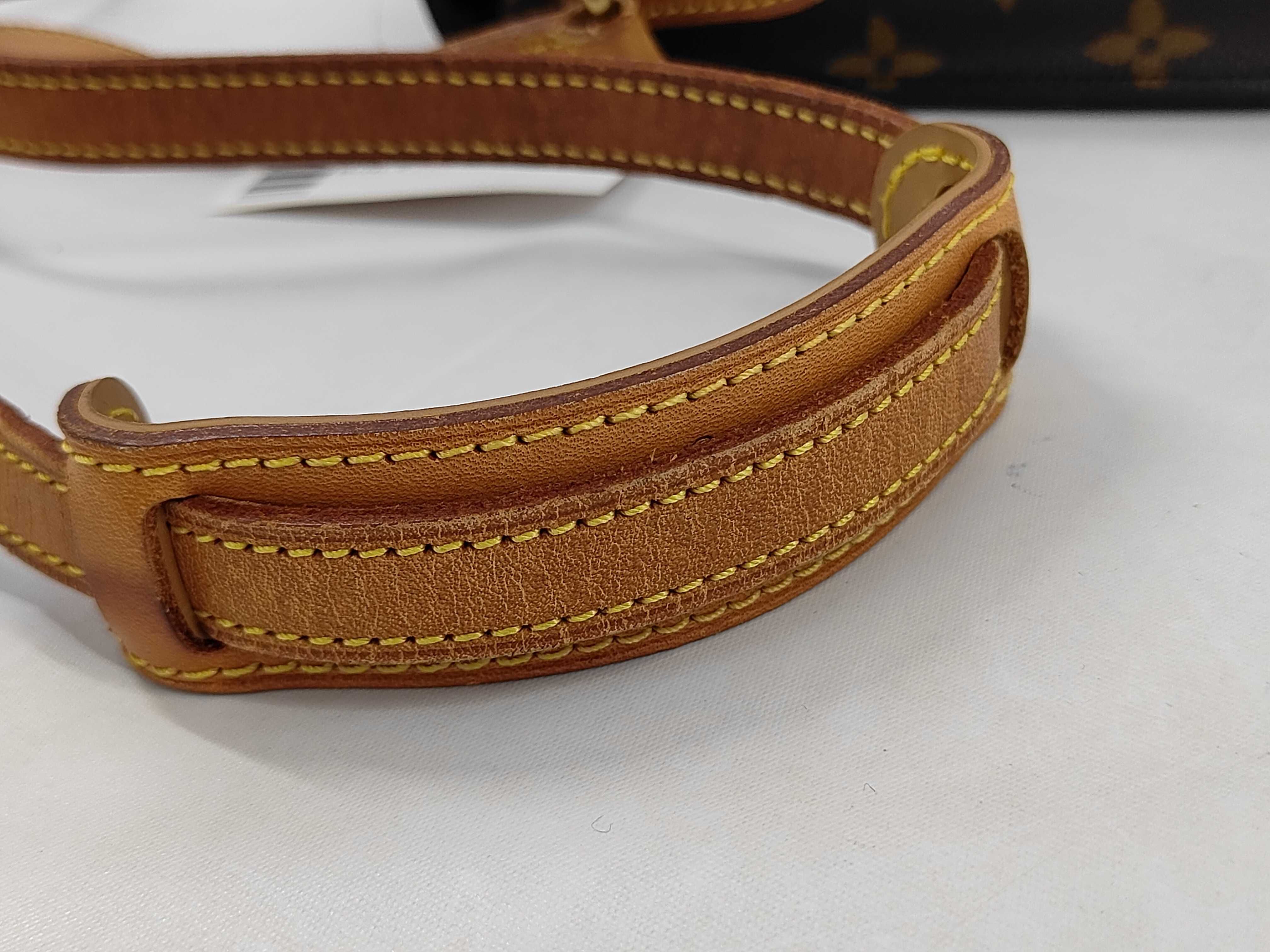 Vintage Louis Vuitton Monogram Saint Cloud PM Brown Coated Canvas Crossbody Bag