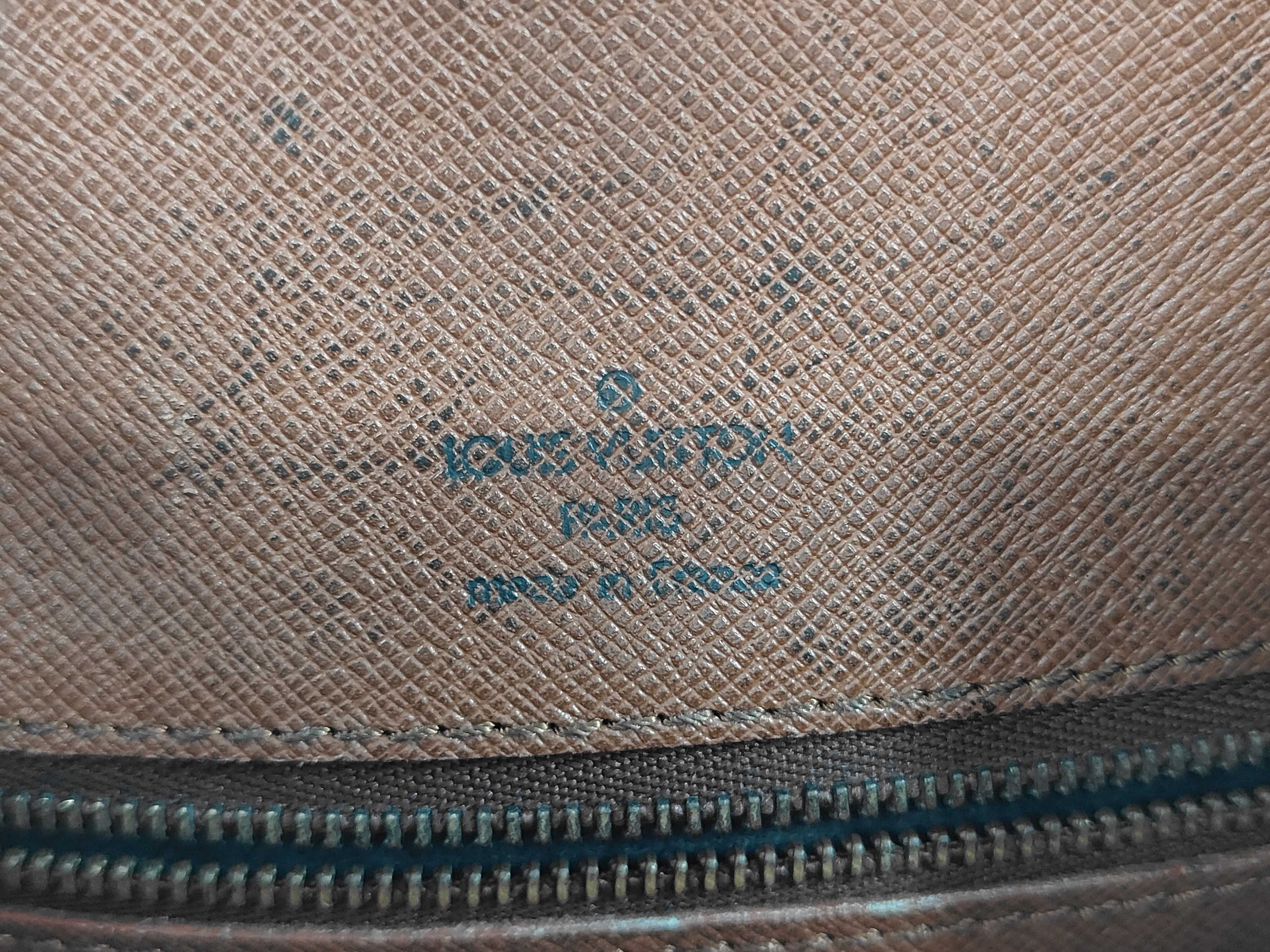 Vintage Louis Vuitton Monogram Saint Cloud PM Brown Coated Canvas Crossbody Bag