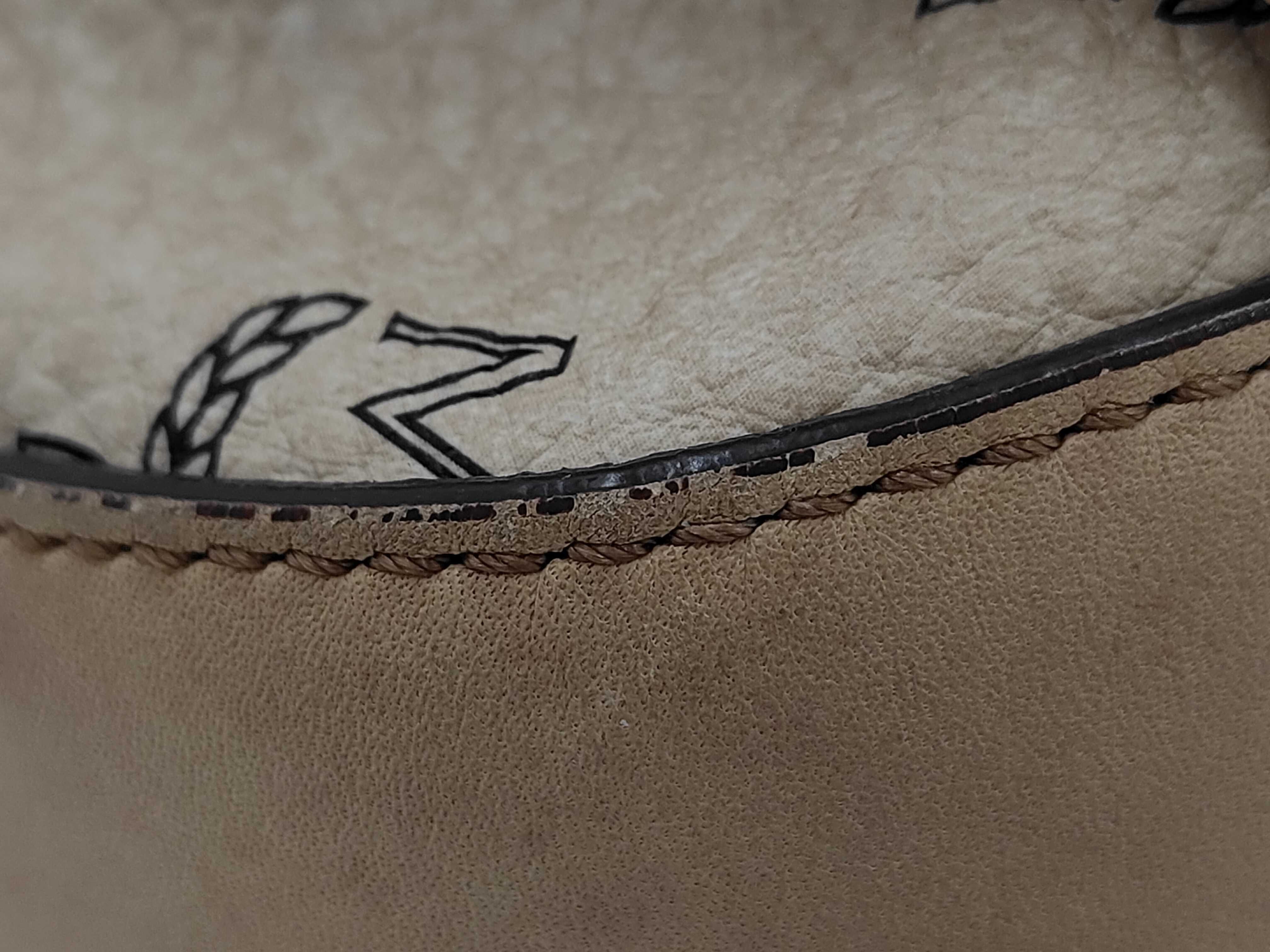 MCM Visetos Beige Coated Canvas Drawstring Bucket Bag