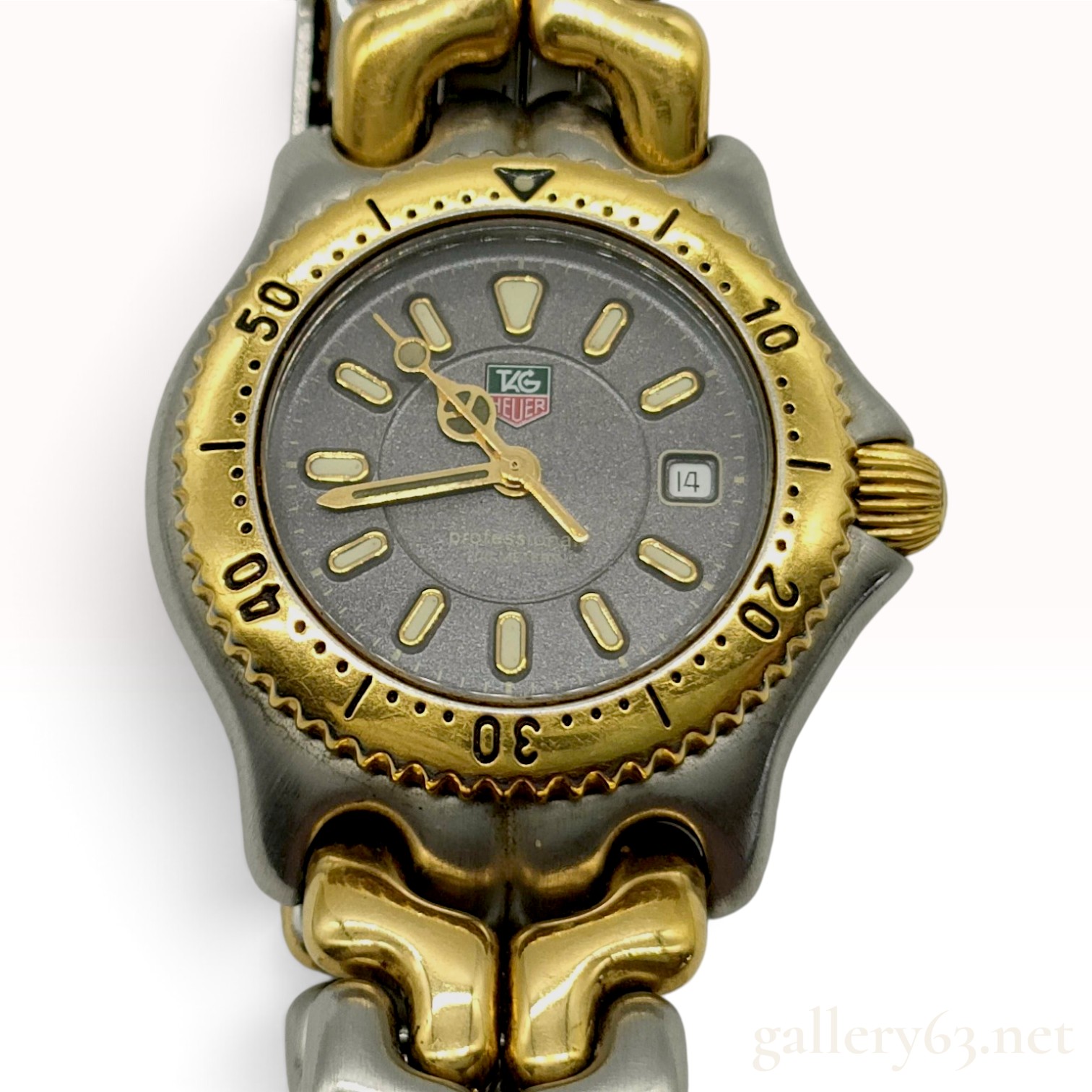 28mm Ladies TAG Heuer Gold-Plated Professional S/el and Stainless Steel Wristwatch
