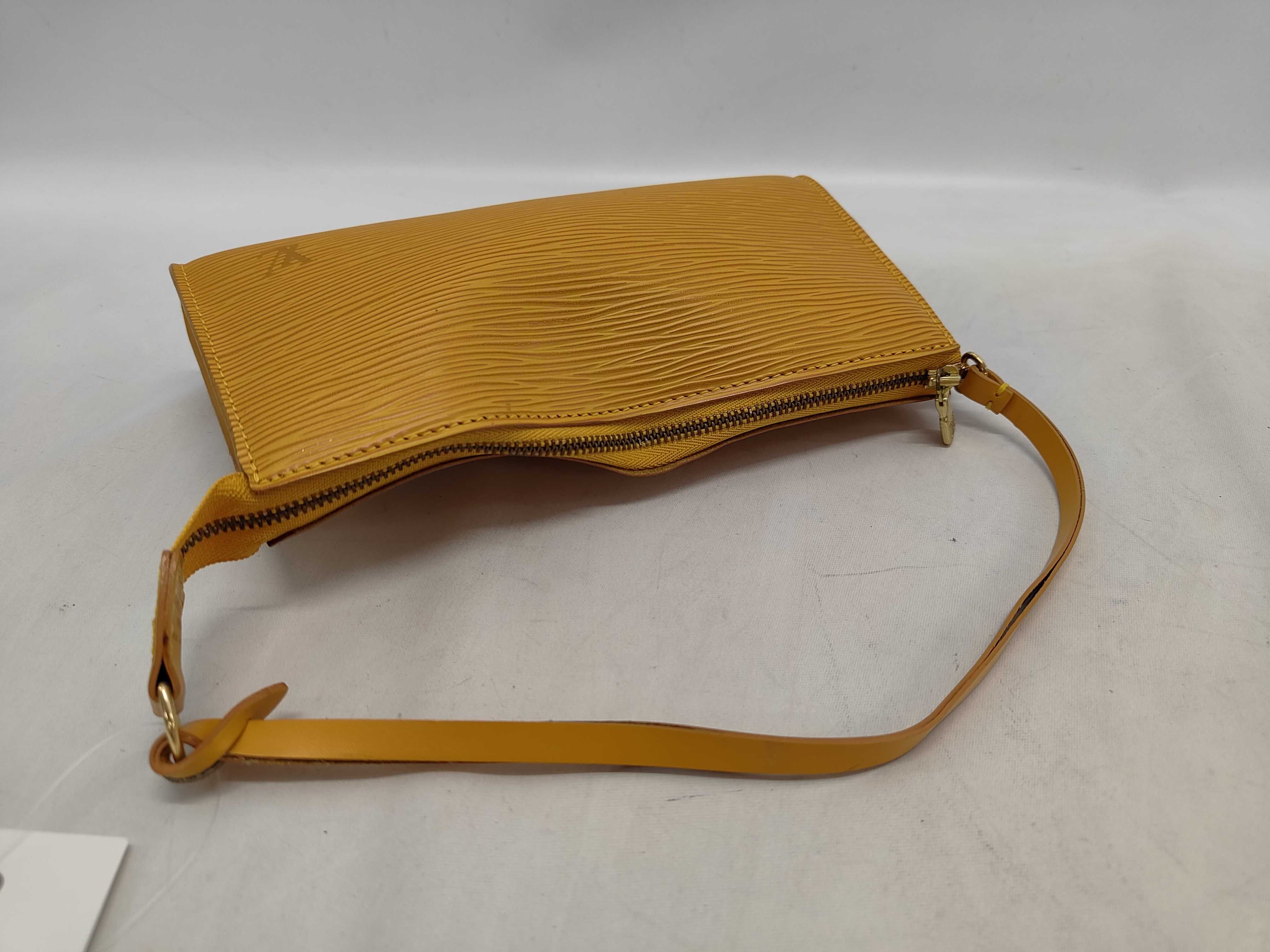 Vintage Louis Vuitton Tassil Yellow Epi Leather Small Shoulder Bag