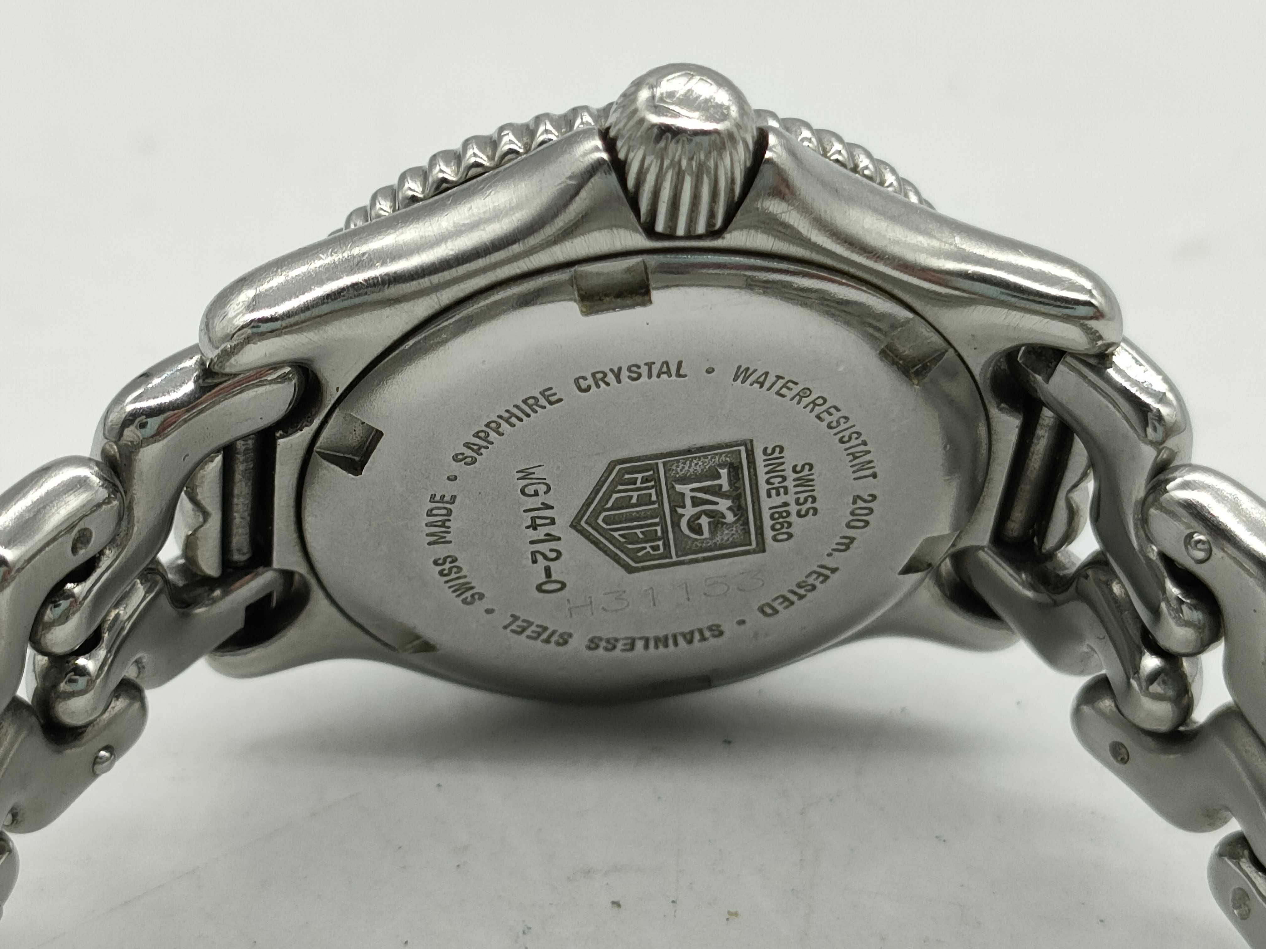 Vintage TAG Heuer S/el Professional 200 Meters White Dial Stainless Steel Ladies Wristwatch