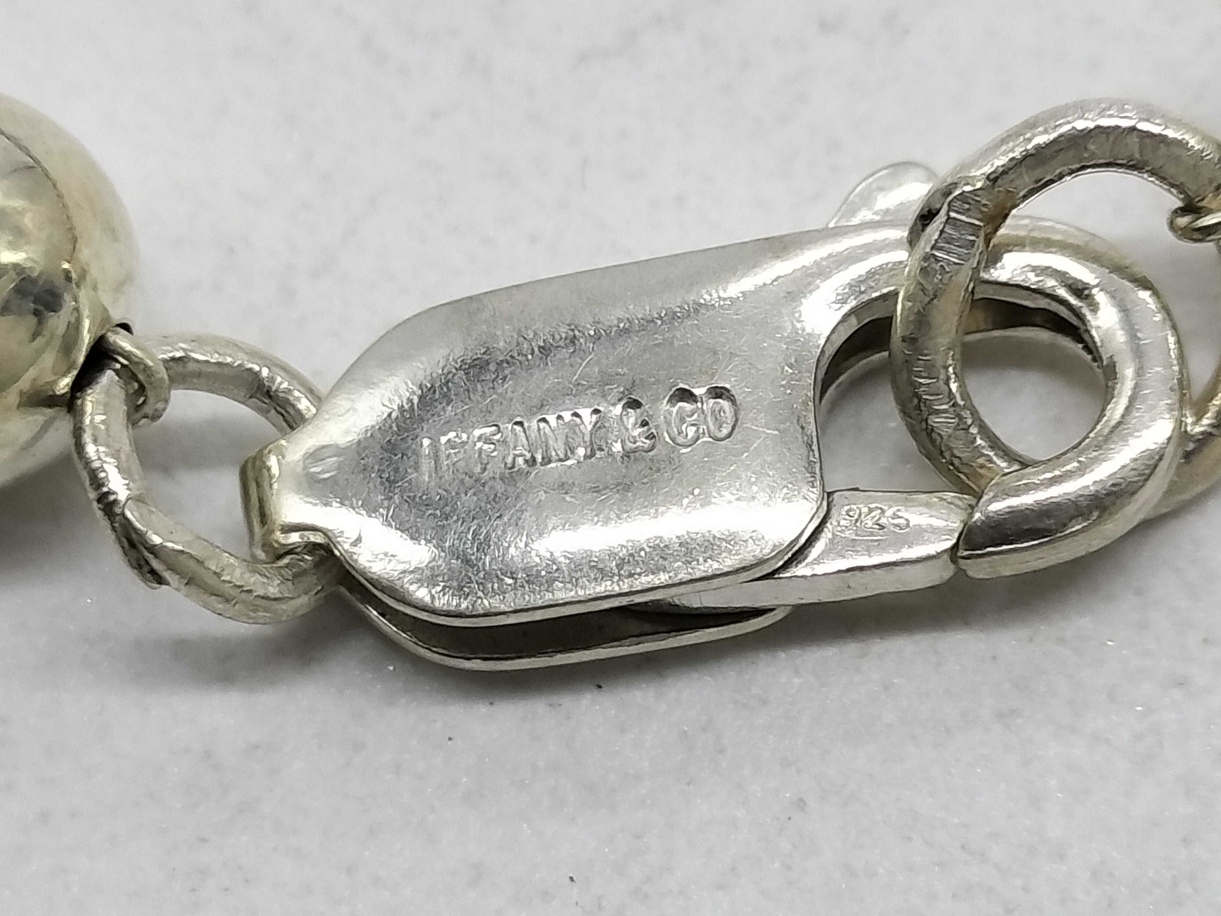 Vintage Tiffany & Co. HardWear Graduated Sterling Silver Bead Necklace
