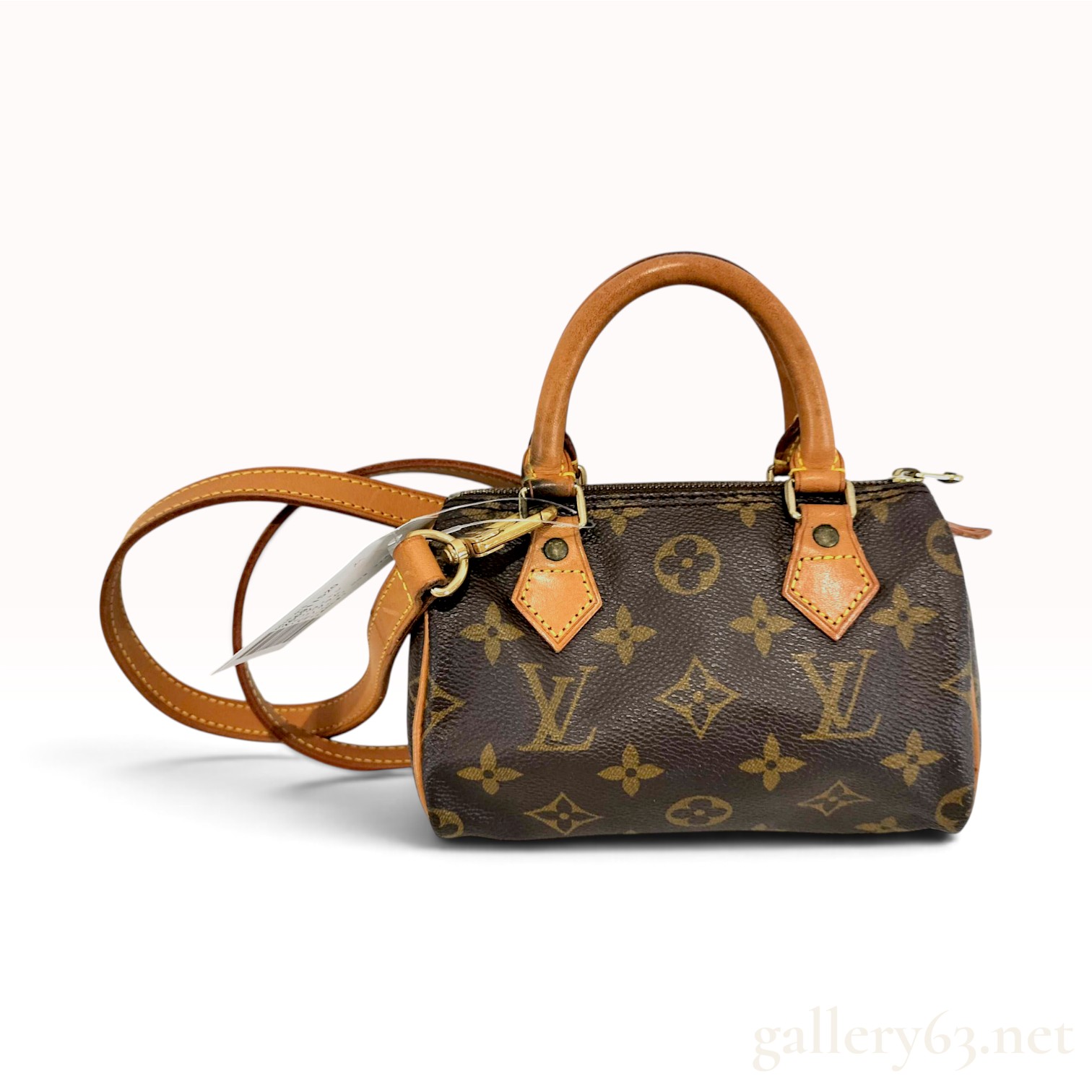 Vintage Louis Vuitton Monogram Mini Speedy Brown Coated Canvas Handbag