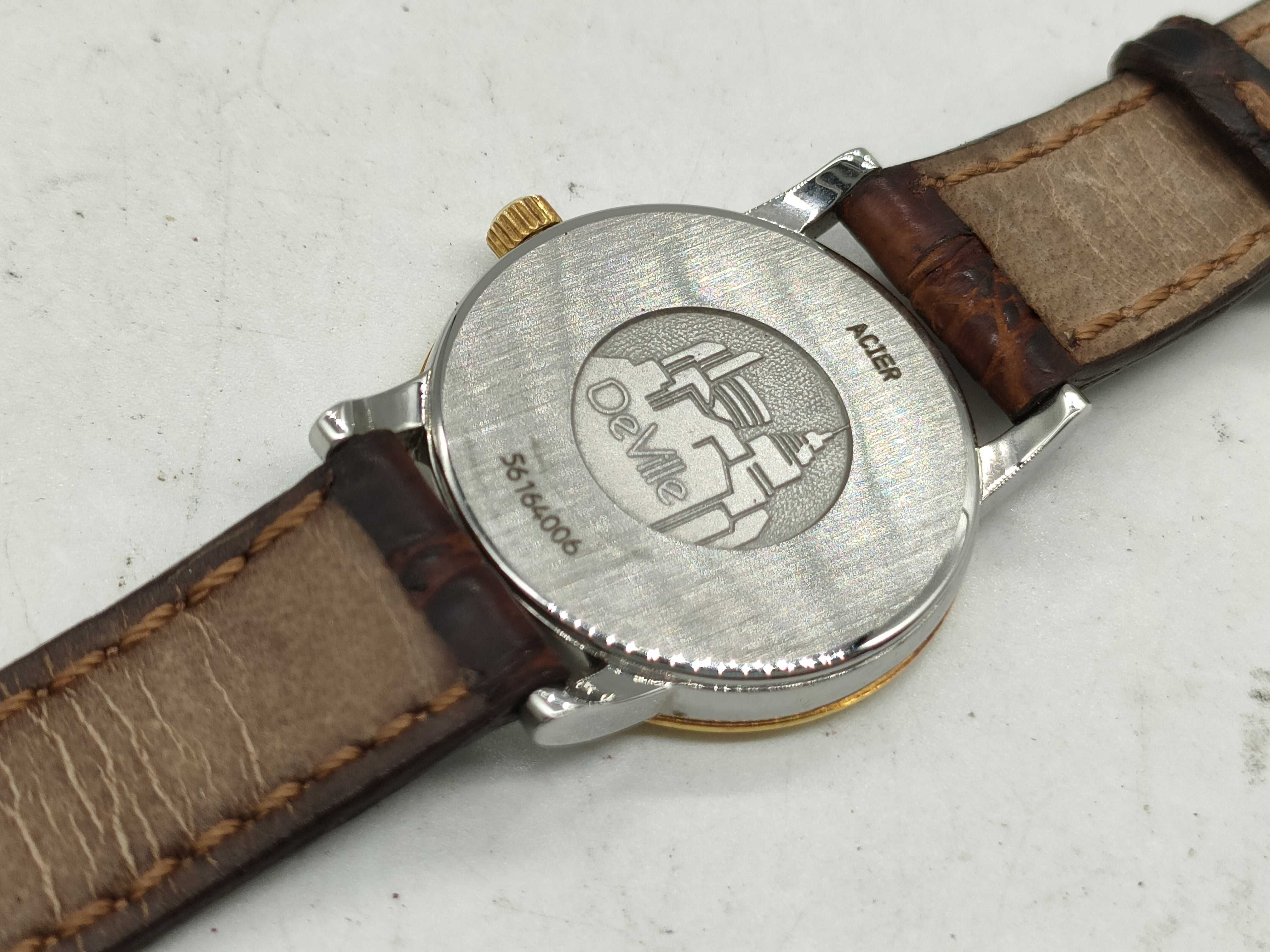 Vintage Omega De Ville Two-Tone Stainless Steel Ladies Wristwatch