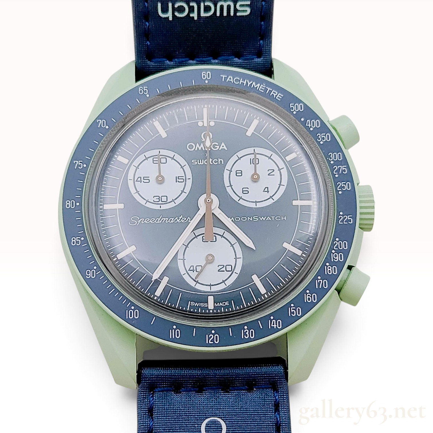 Omega x Swatch MoonSwatch Mission on Earth Bioceramic Wristwatch with Extra Bracelet