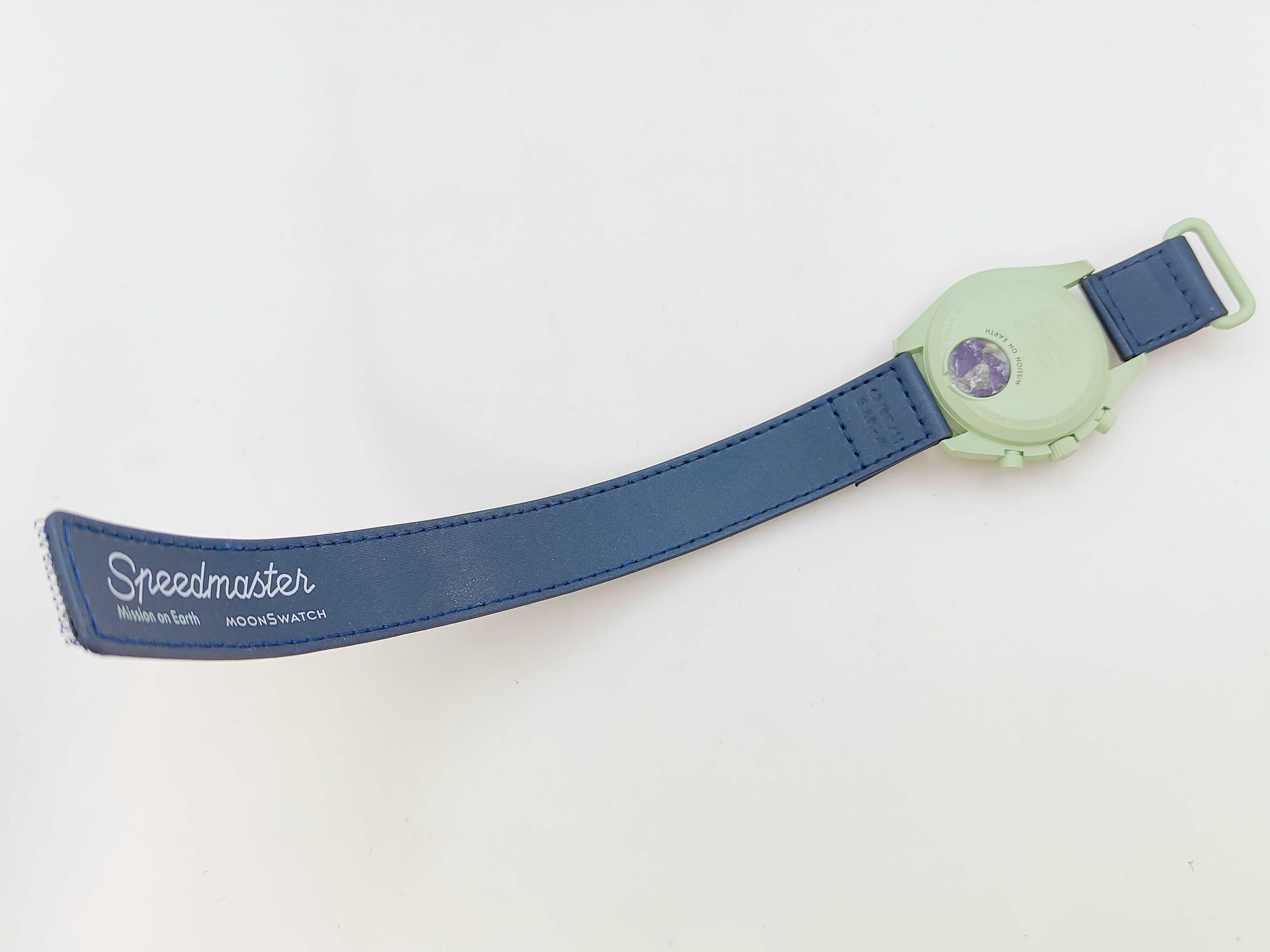 Omega x Swatch MoonSwatch Mission on Earth Bioceramic Wristwatch with Extra Bracelet