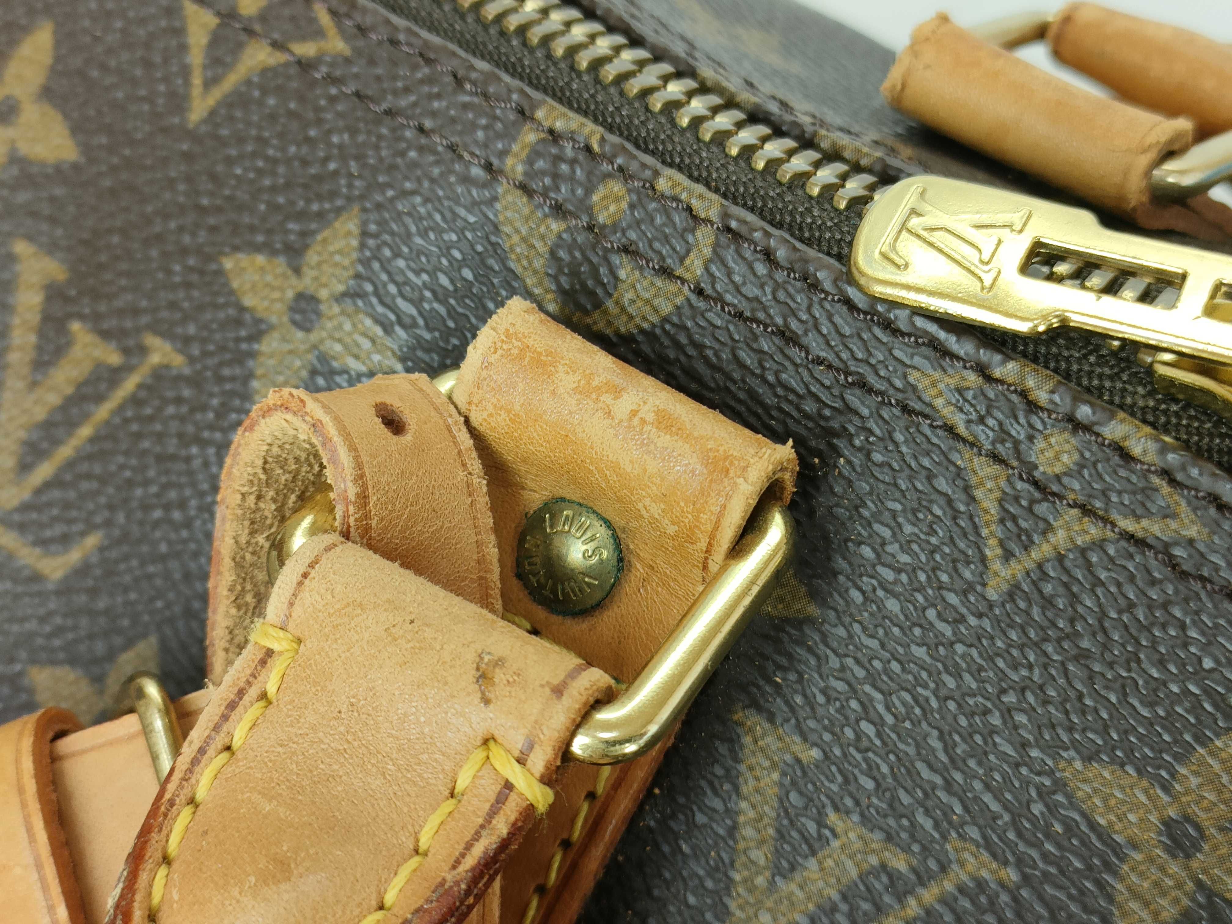 Vintage Louis Vuitton Monogram Keepall 55 Canvas Travel Bag