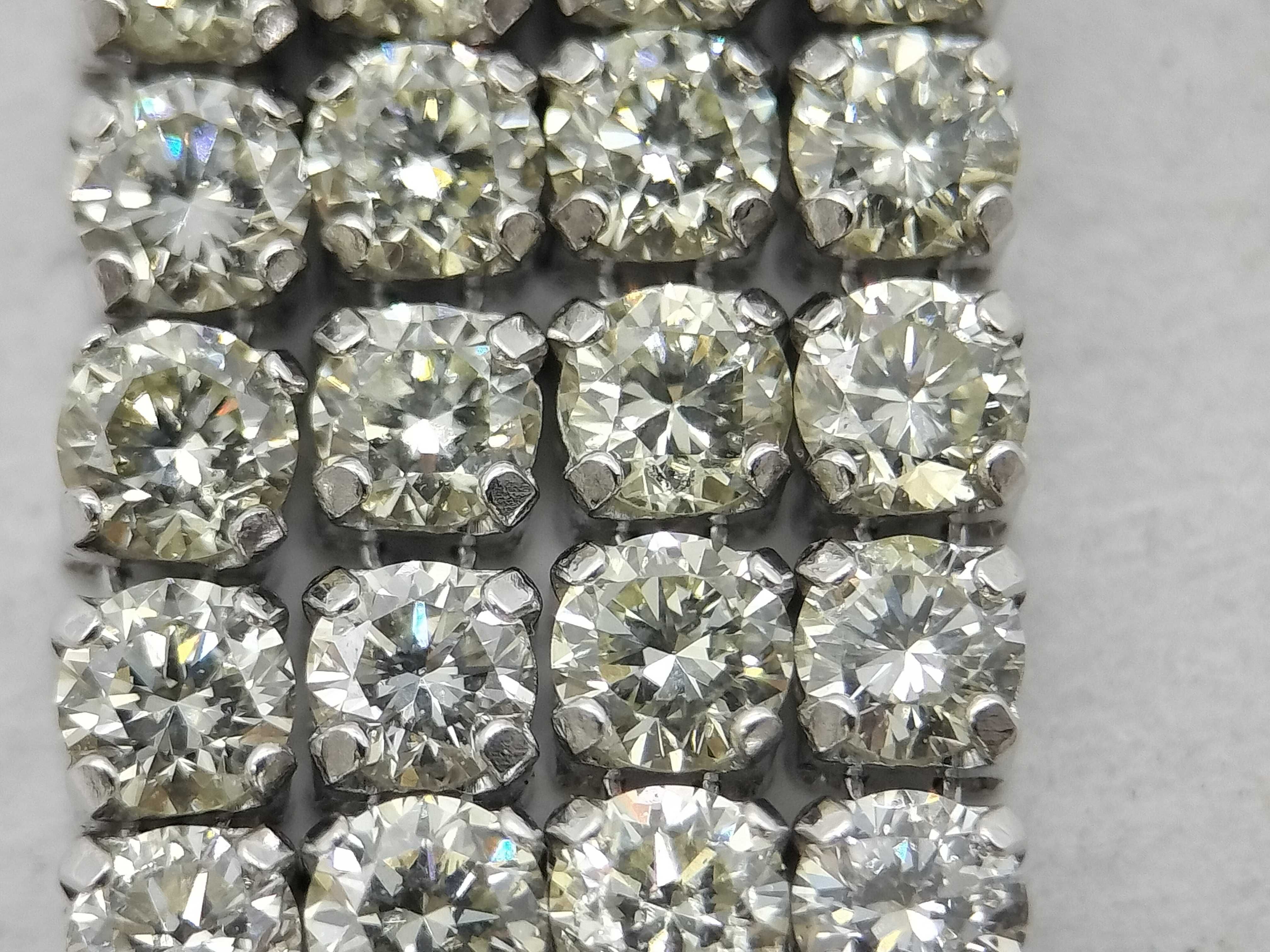 Platinum and 1.00ctw Natural Diamond Rectangular Cluster Pendant