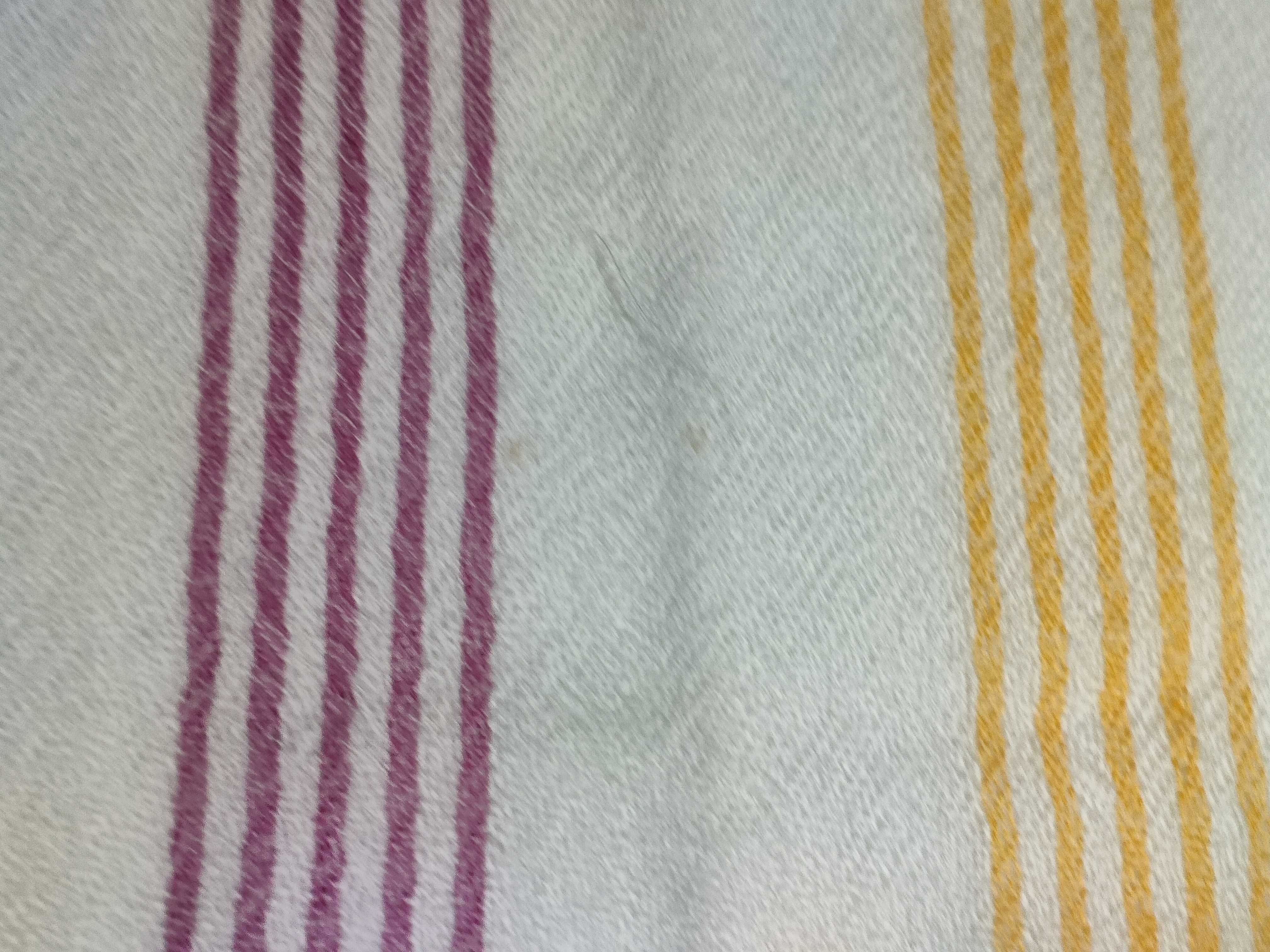 Hermes Patchwork Striped Multi-Color Cashmere Scarf