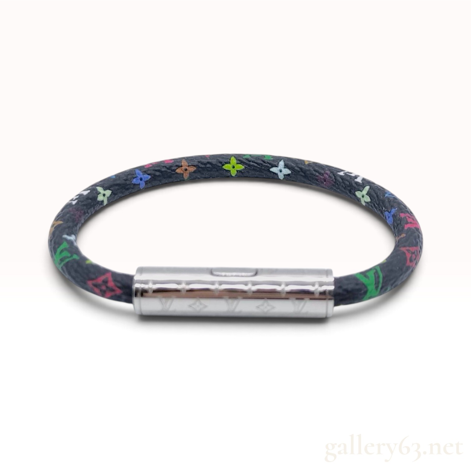 Louis Vuitton Monogram Multicolore Confidential Bracelet with Dust Bag