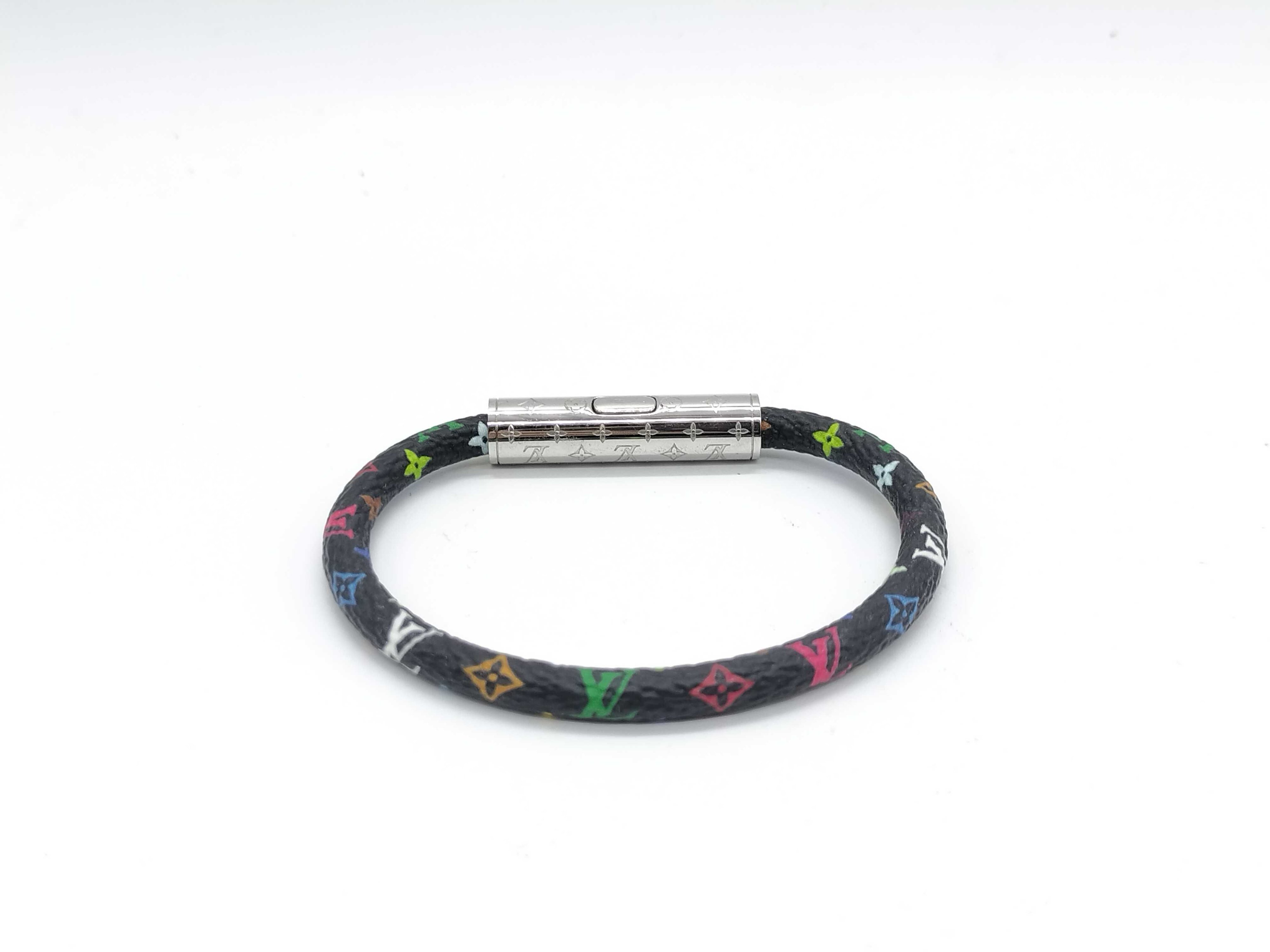 Louis Vuitton Monogram Multicolore Confidential Bracelet with Dust Bag