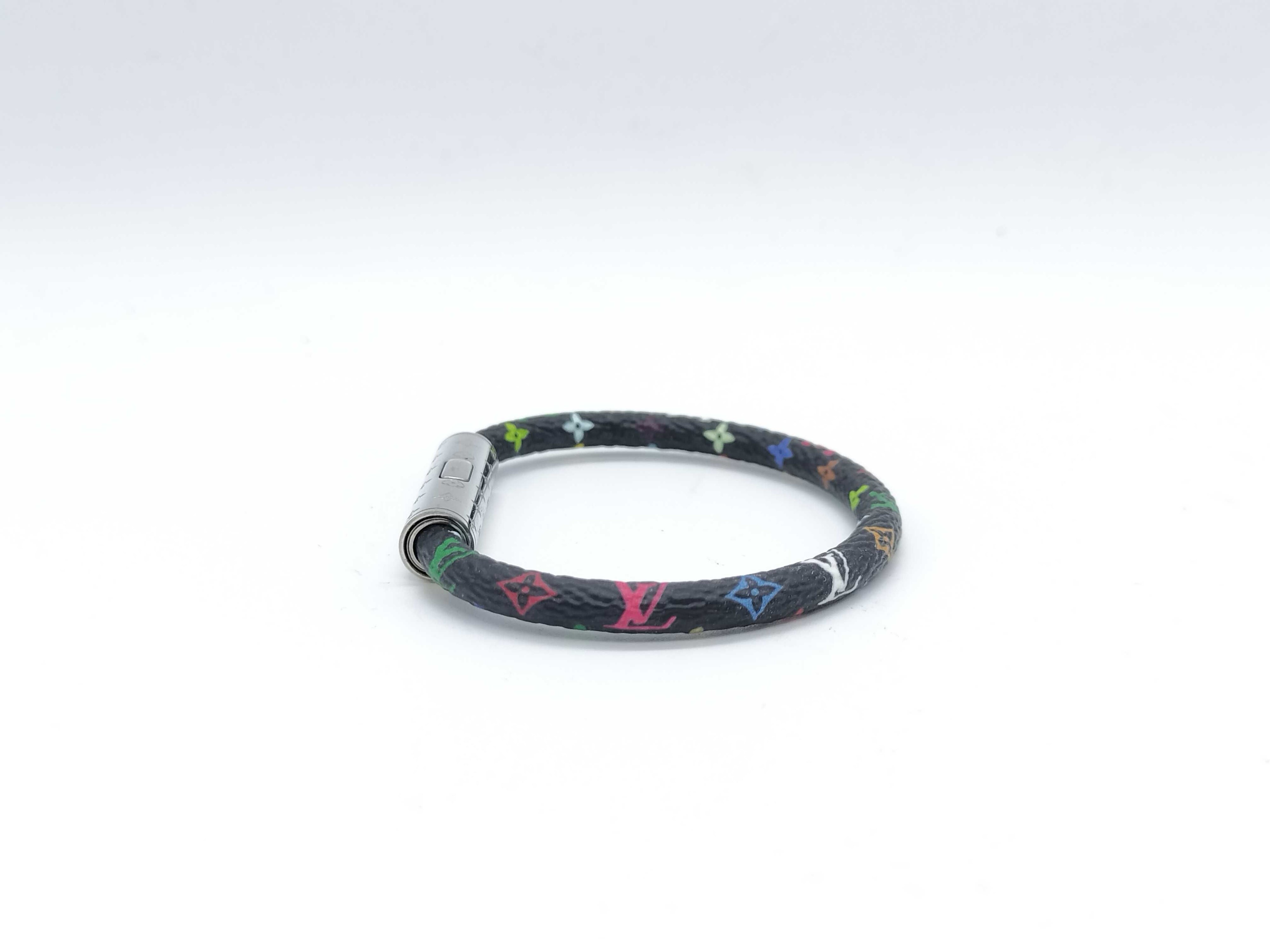 Louis Vuitton Monogram Multicolore Confidential Bracelet with Dust Bag