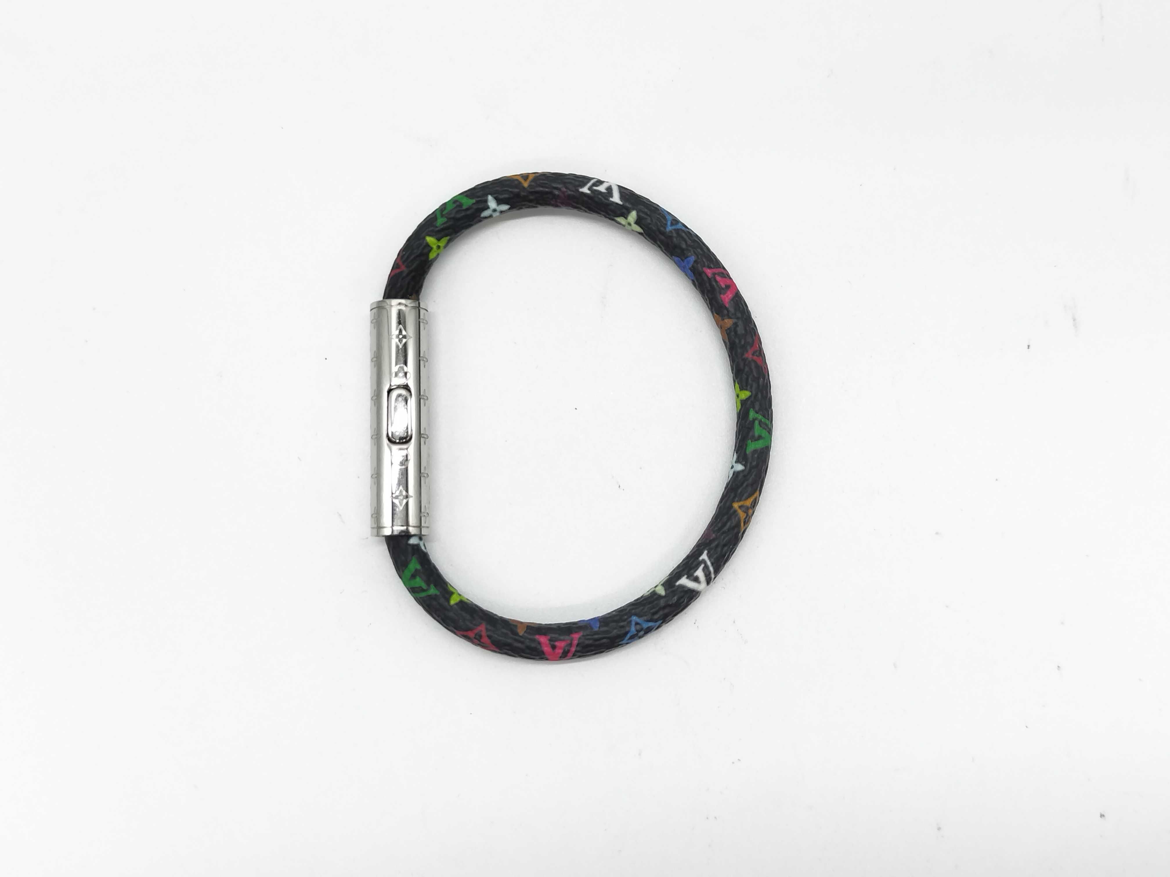 Louis Vuitton Monogram Multicolore Confidential Bracelet with Dust Bag