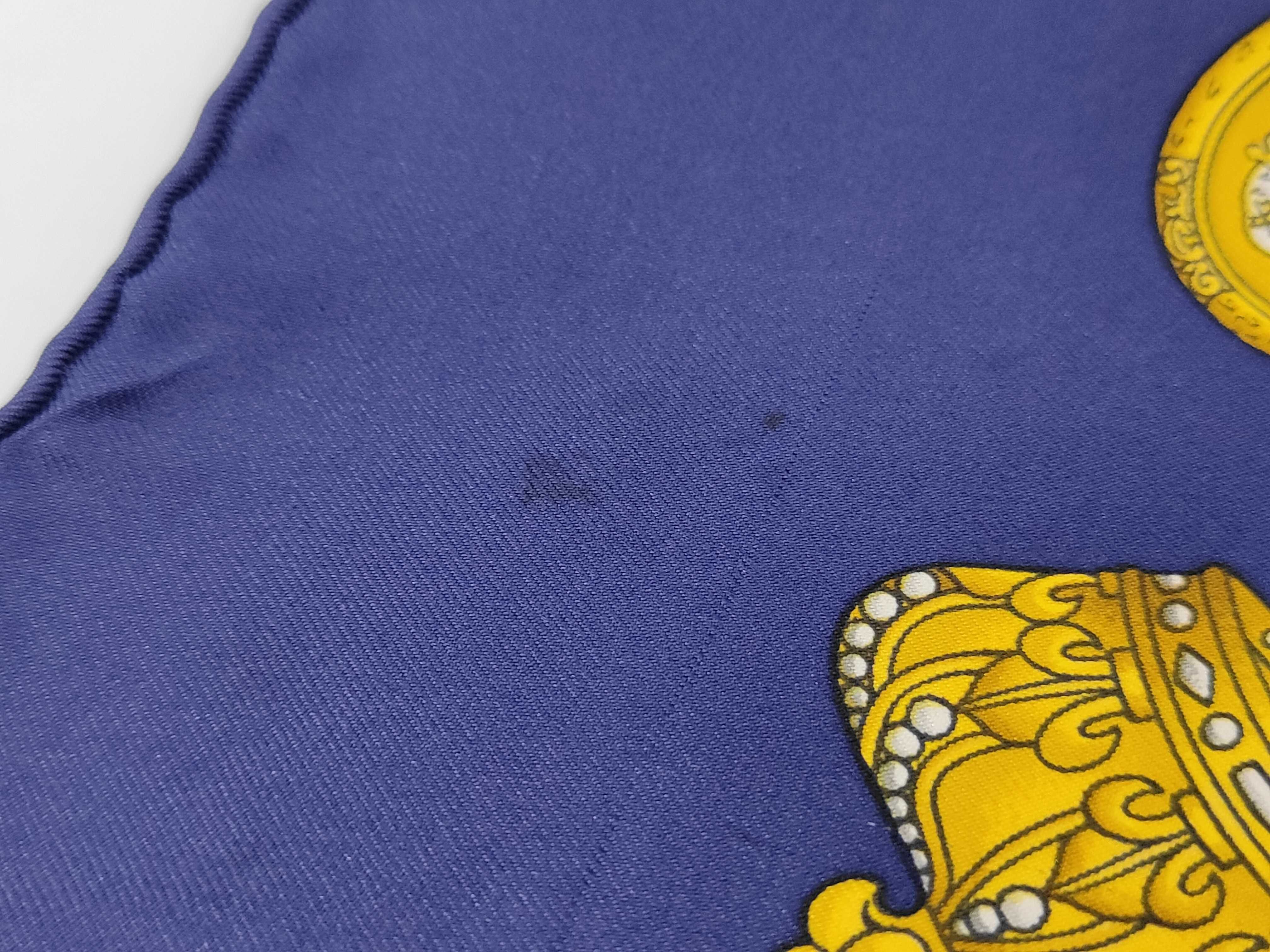 Vintage Hermes Les Tambours Silk Carre 90