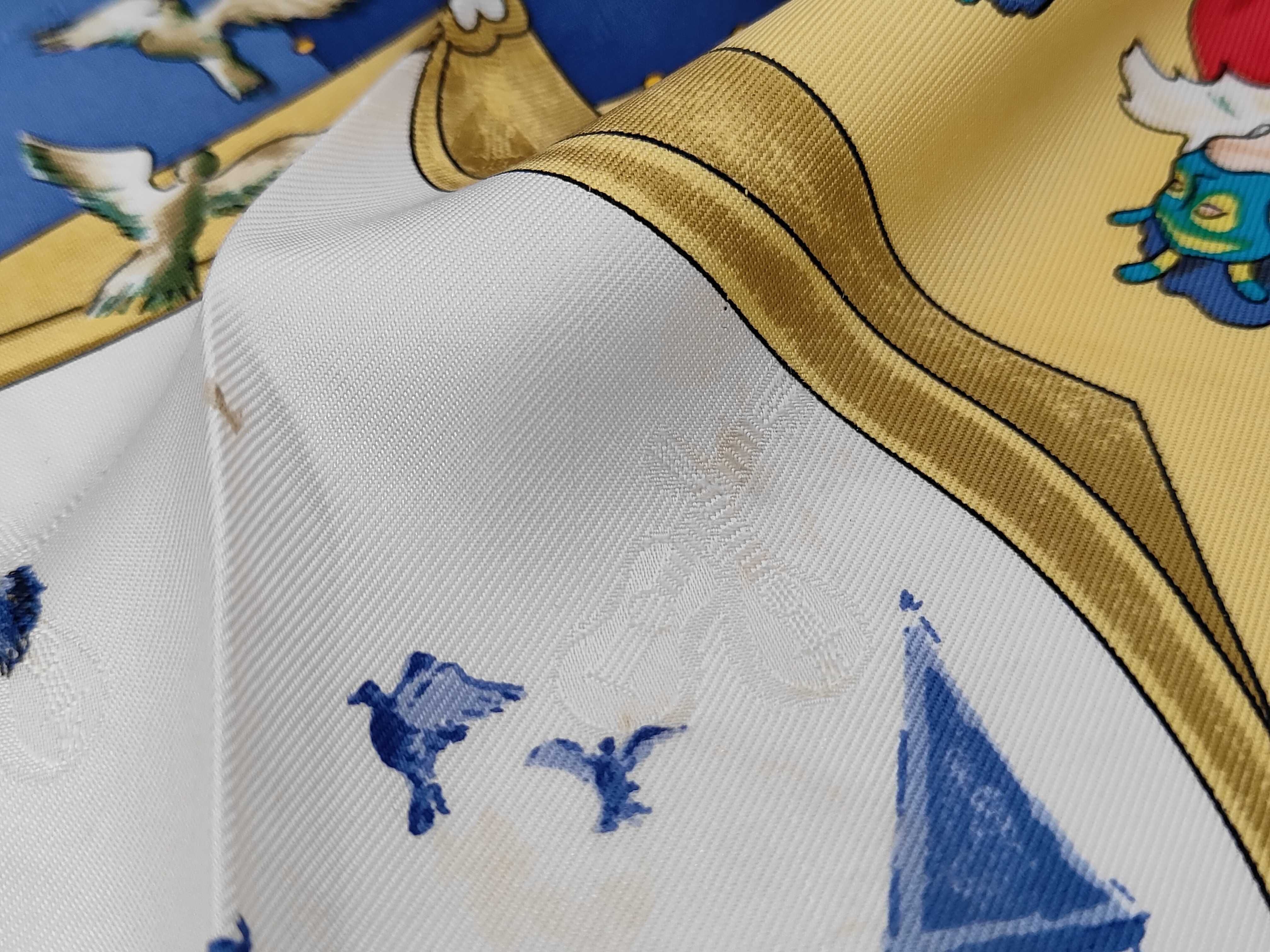 Vintage Hermes Le Carnaval de Venise Silk Jacquard Carre 90