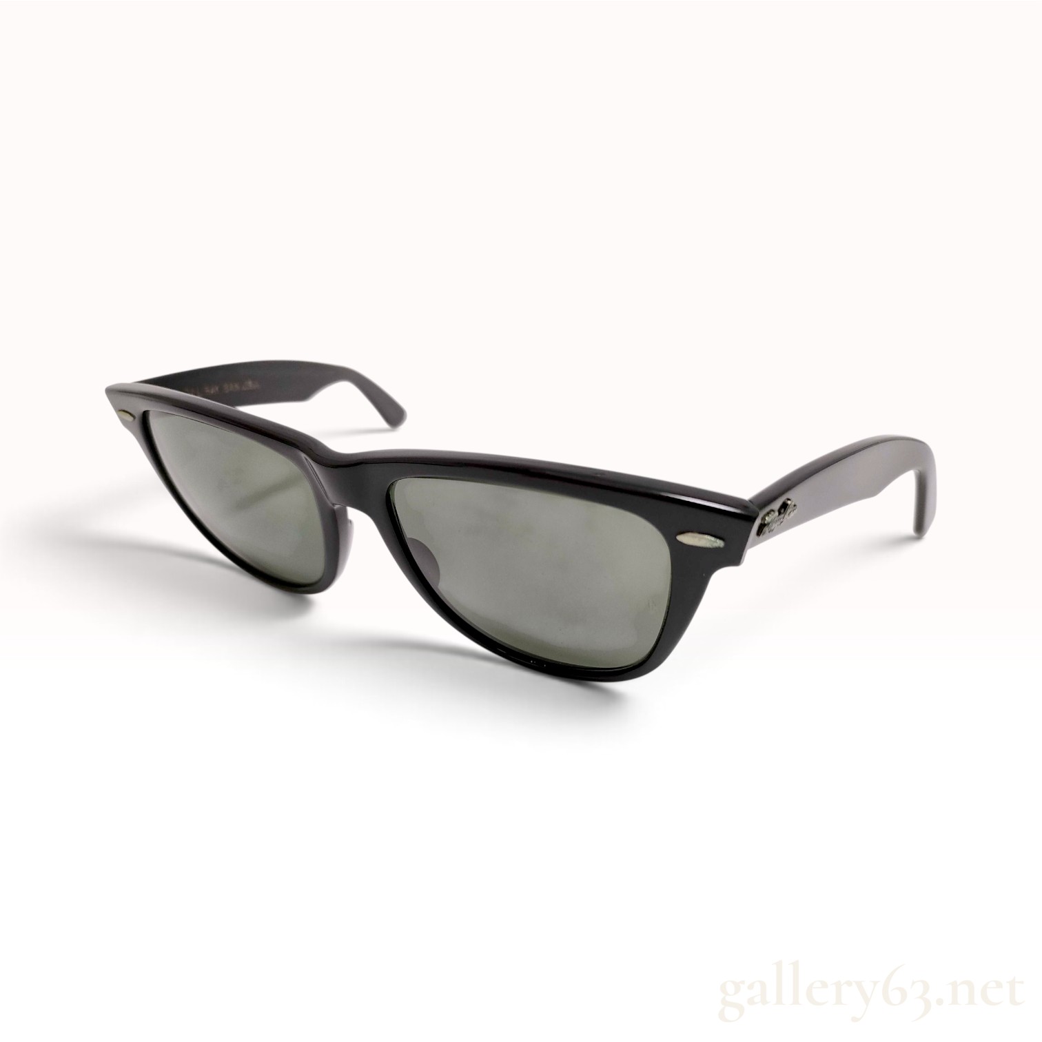 Vintage Ray-Ban Wayfarer II Black Acetate Sunglasses