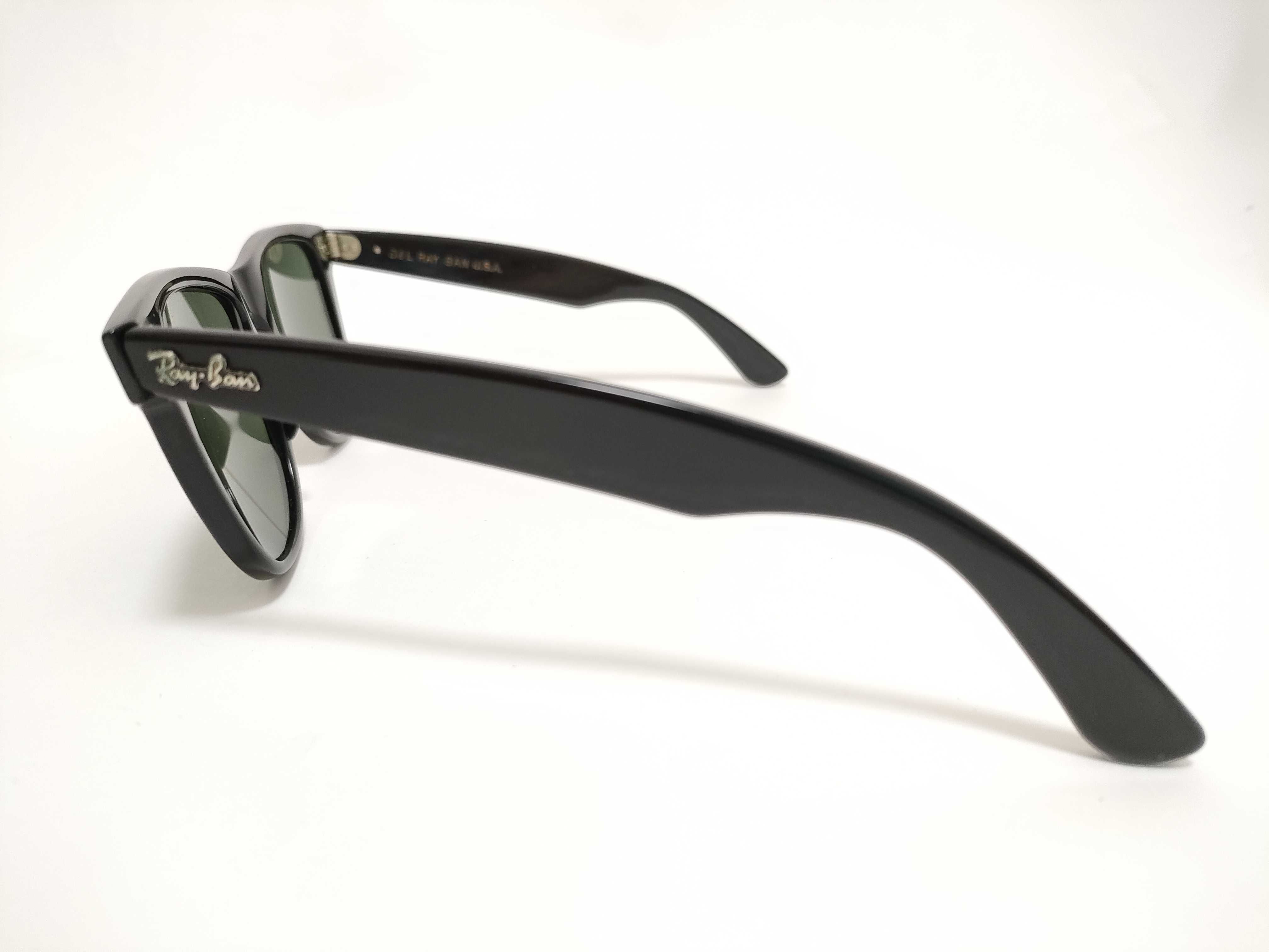 Vintage Ray-Ban Wayfarer II Black Acetate Sunglasses
