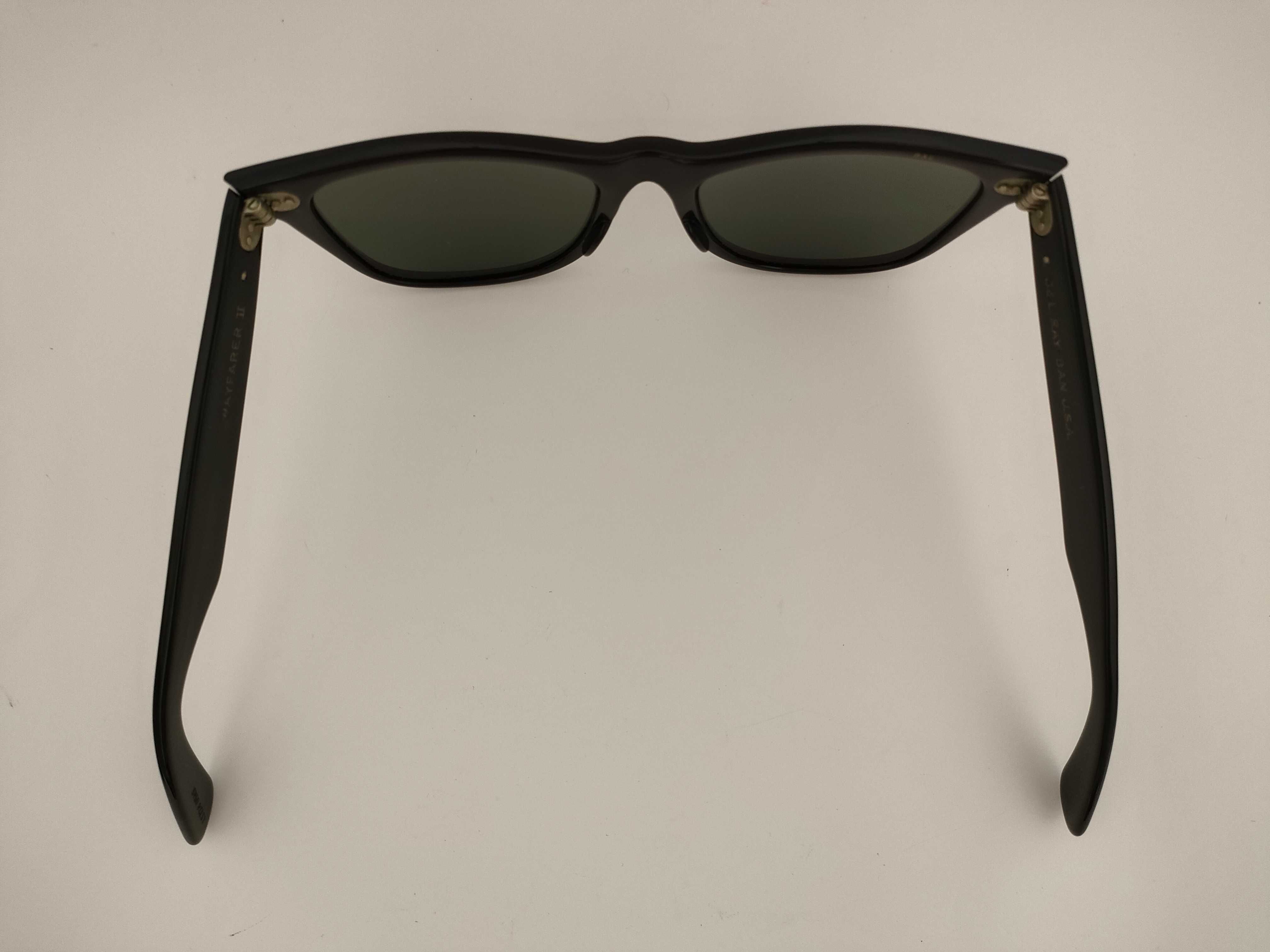 Vintage Ray-Ban Wayfarer II Black Acetate Sunglasses
