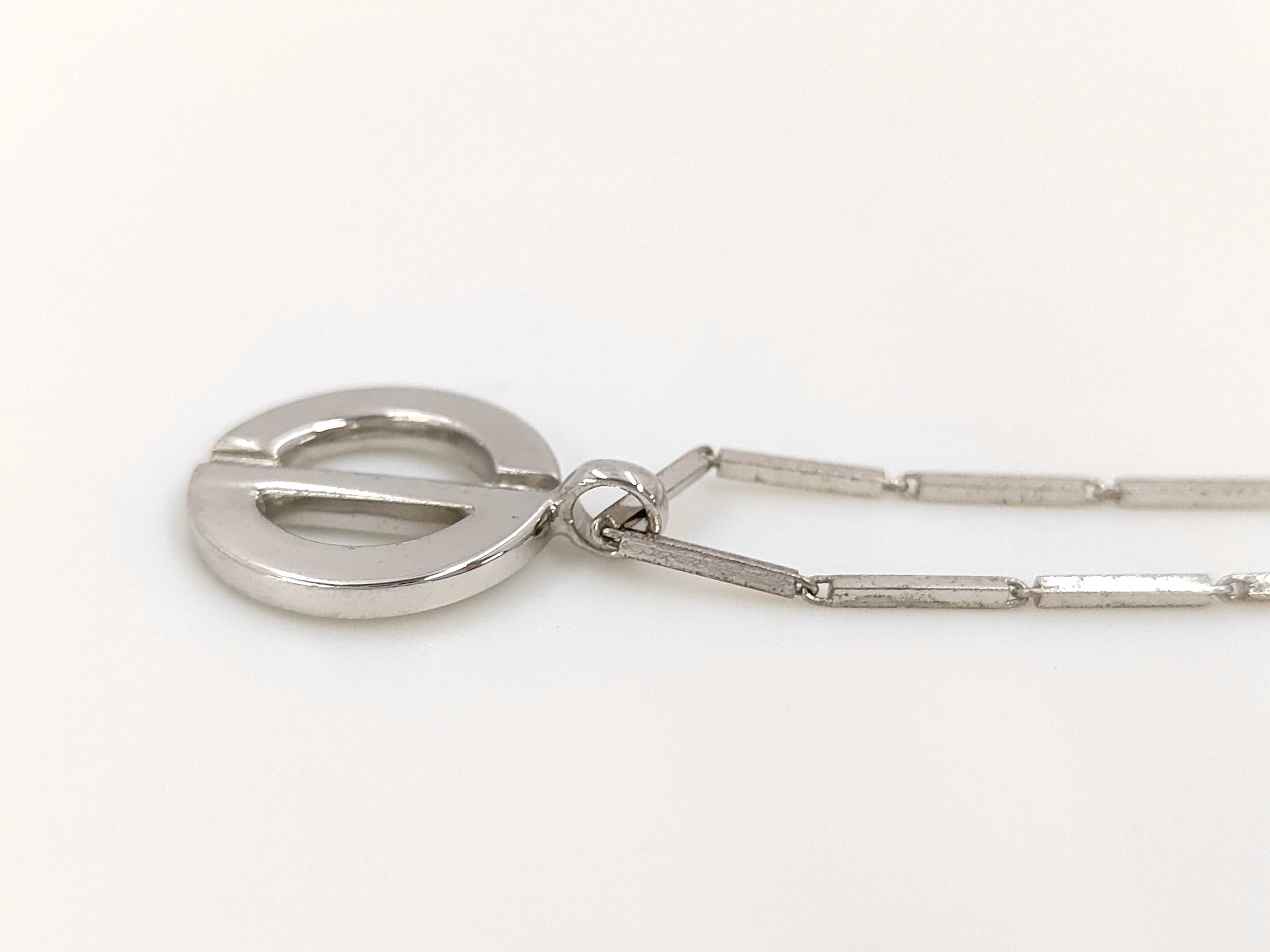 Vintage Christian Dior Modernist Pendant Necklace