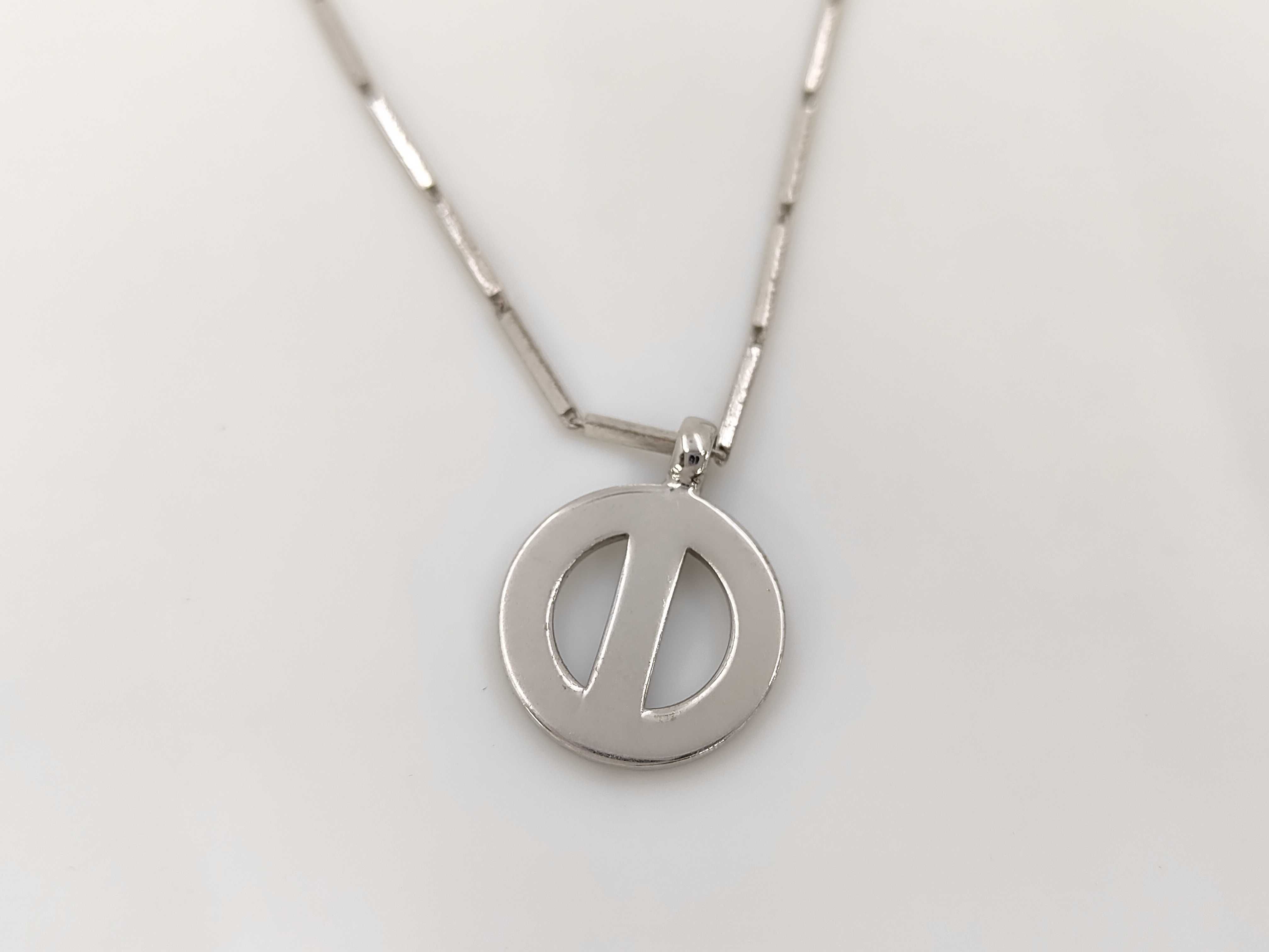 Vintage Christian Dior Modernist Pendant Necklace