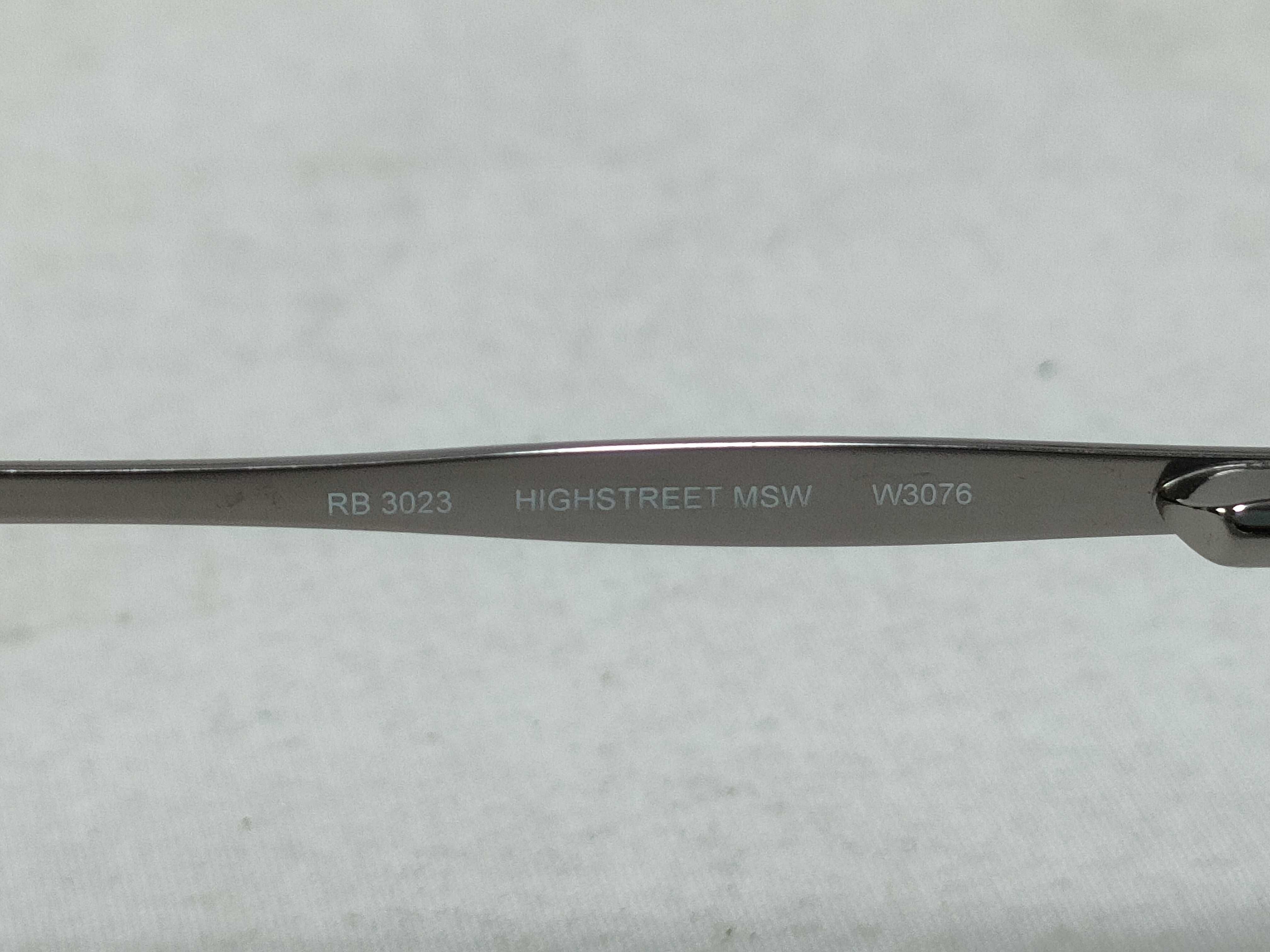 Vintage Ray-Ban Highstreet RB 3023 W3076 Gunmetal Sunglasses