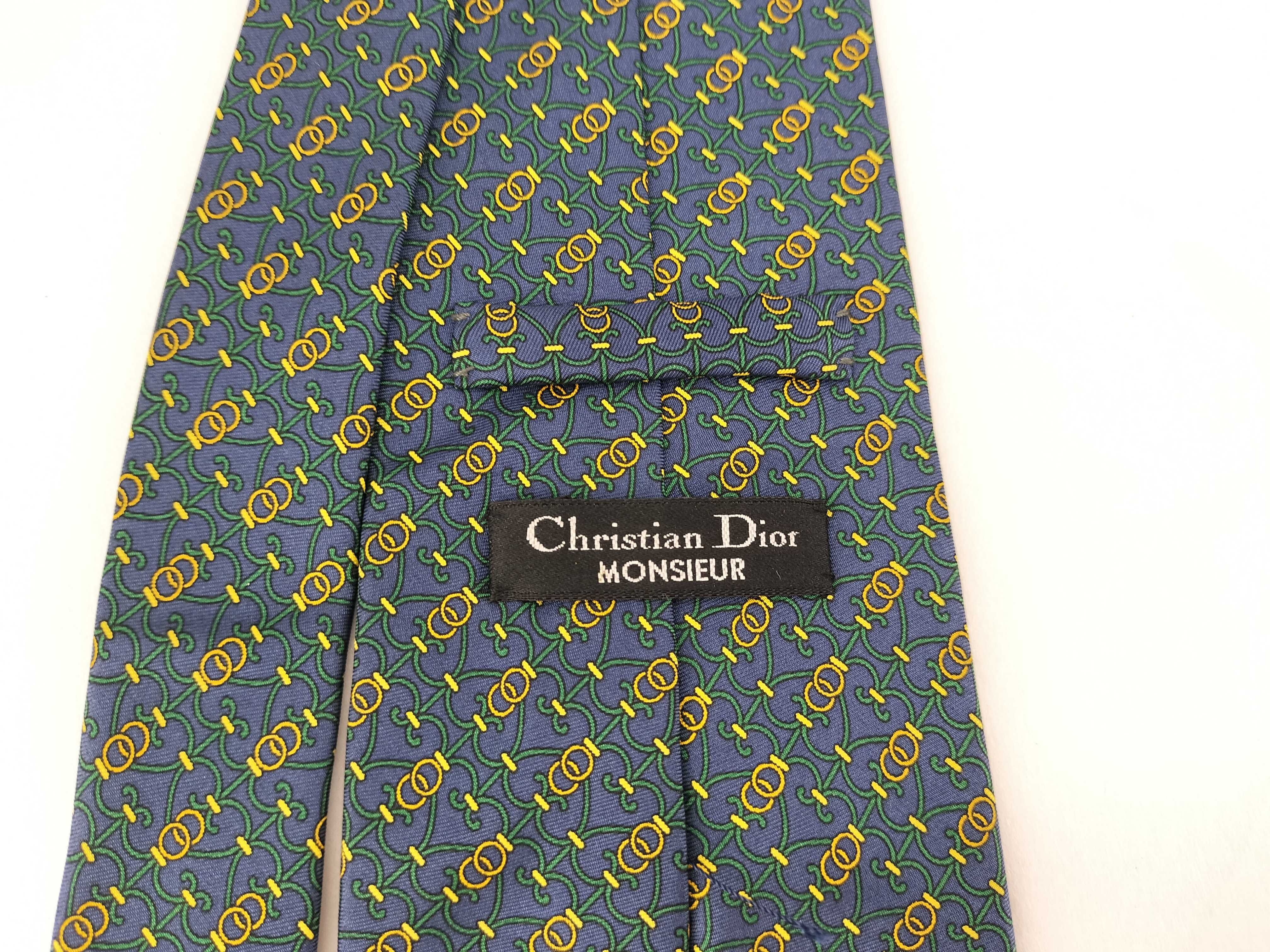 Vintage Christian Dior Monsieur Set of Four Silk Neckties