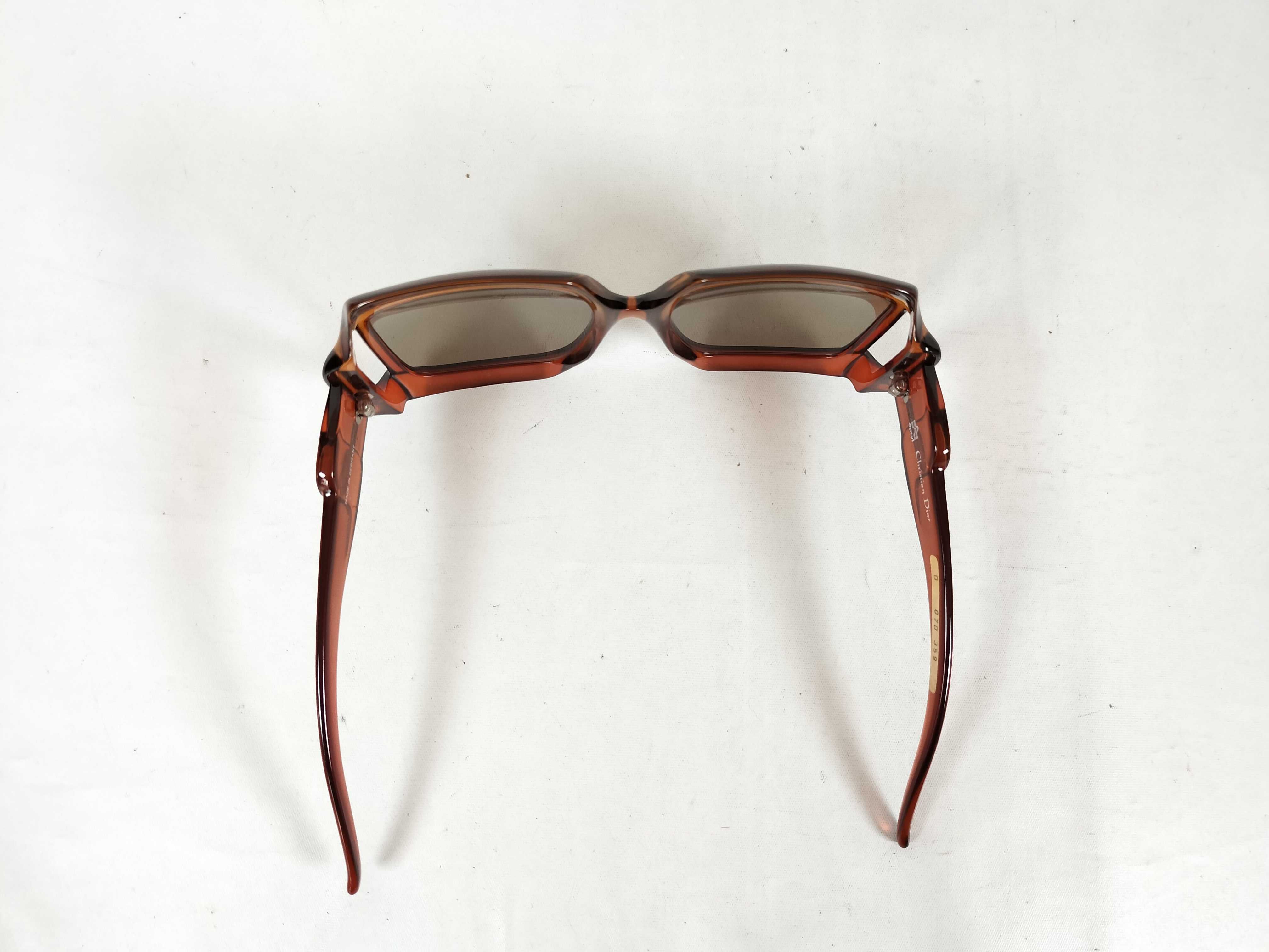 Vintage Christian Dior 2007 Amber Translucent Optyl Sunglasses