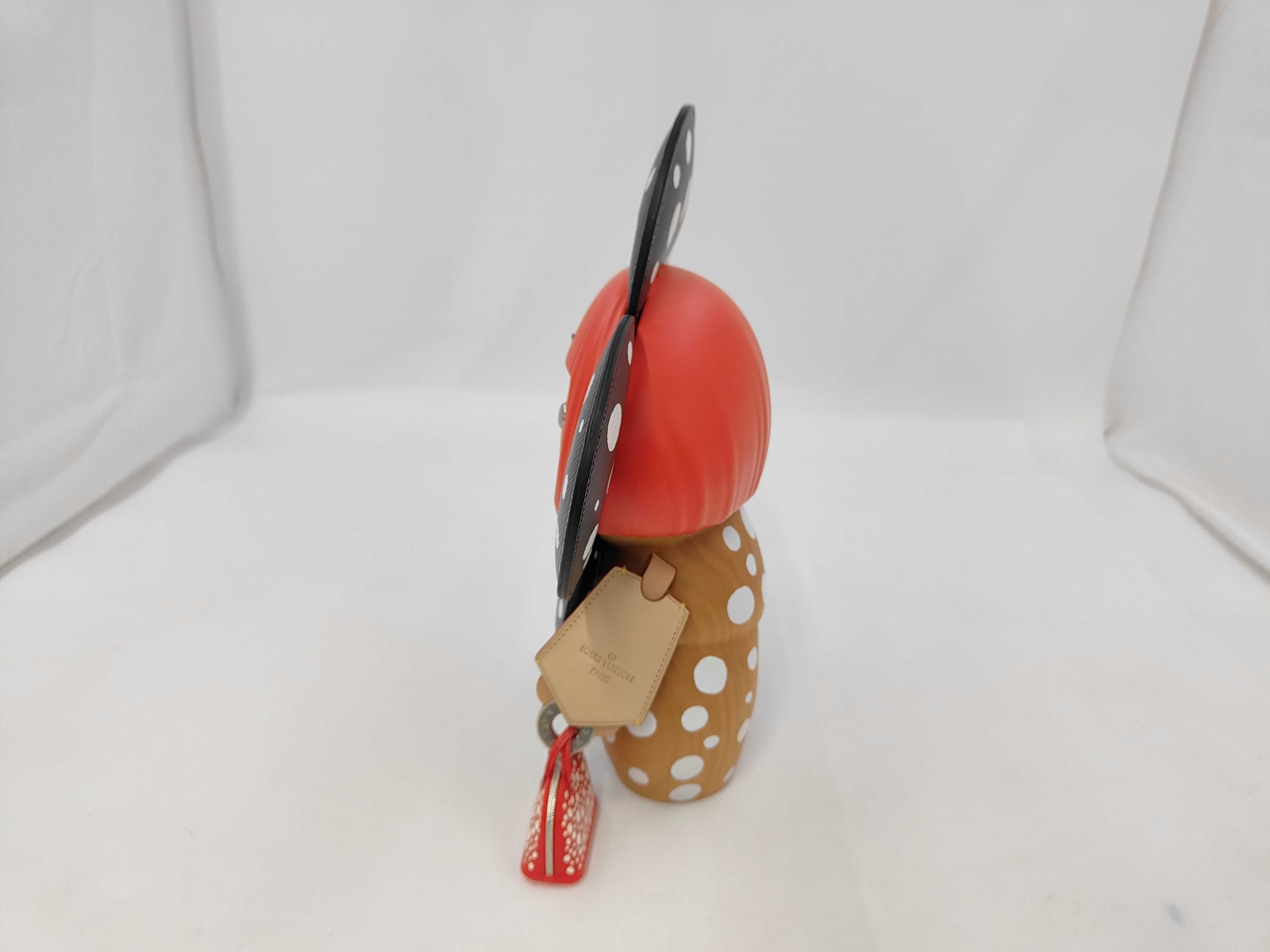 Louis Vuitton x Yayoi Kusama Infinity Dots Vivienne Giant Wood and Epi Leather Figurine