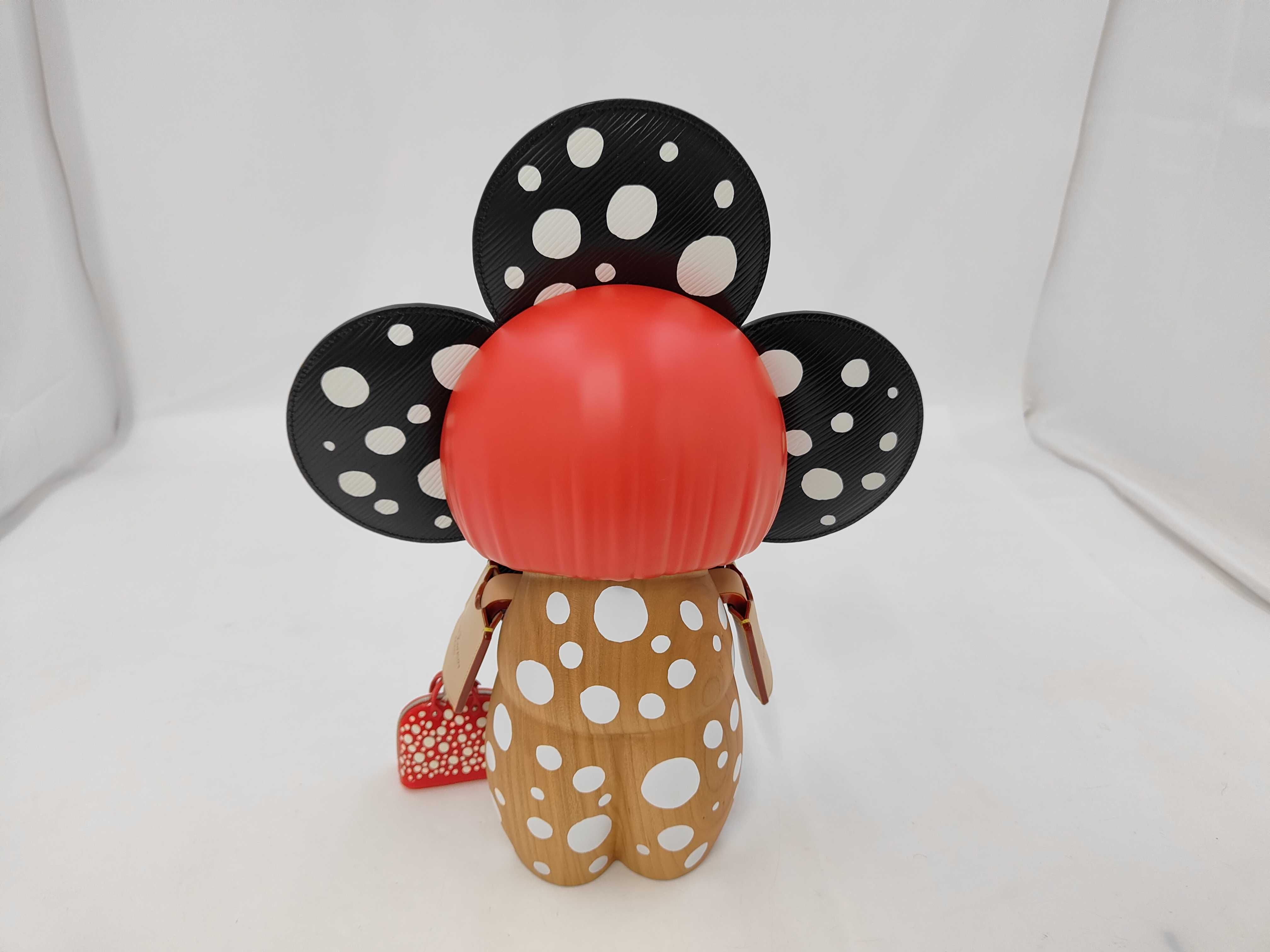 Louis Vuitton x Yayoi Kusama Infinity Dots Vivienne Giant Wood and Epi Leather Figurine