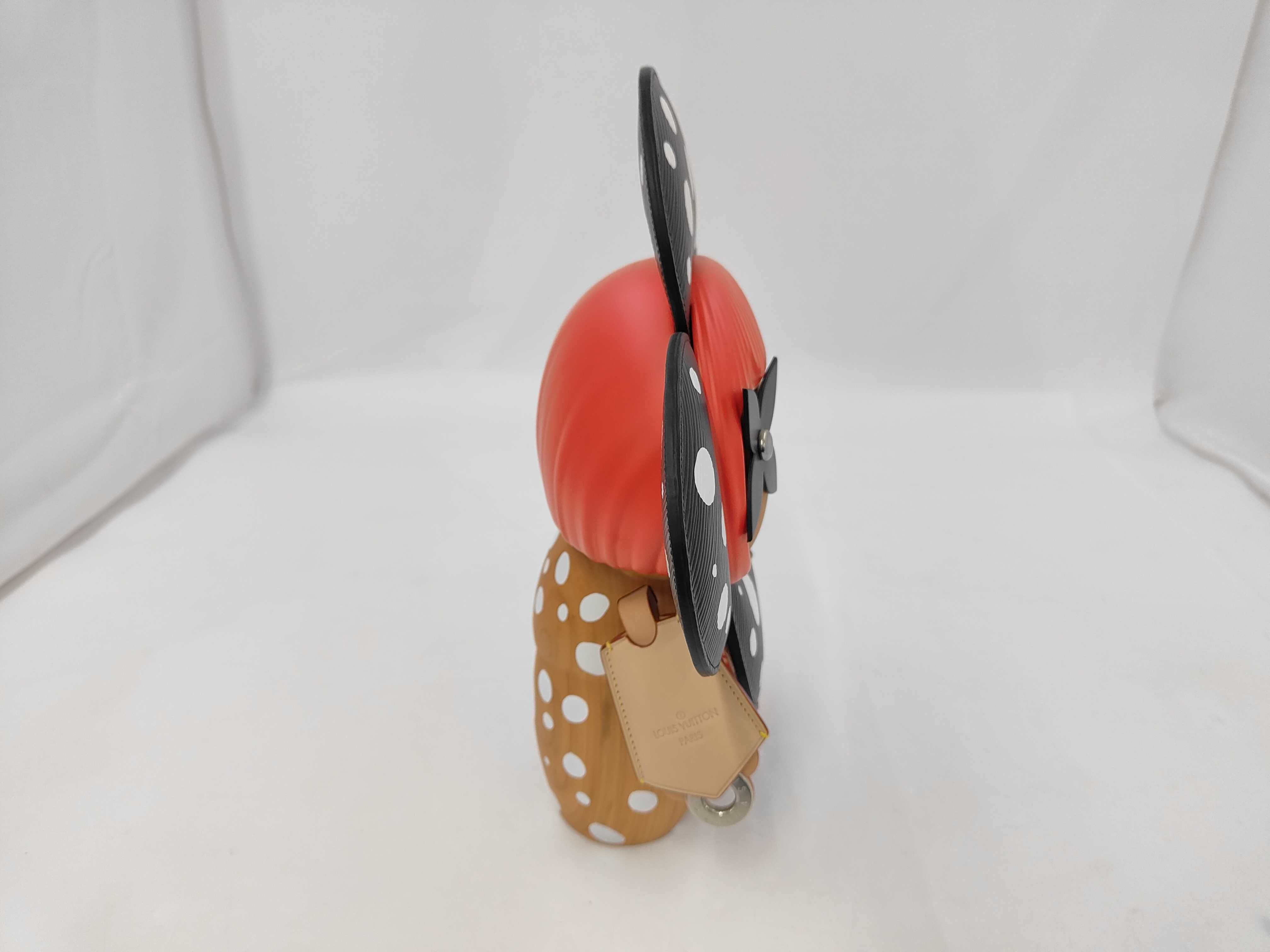 Louis Vuitton x Yayoi Kusama Infinity Dots Vivienne Giant Wood and Epi Leather Figurine