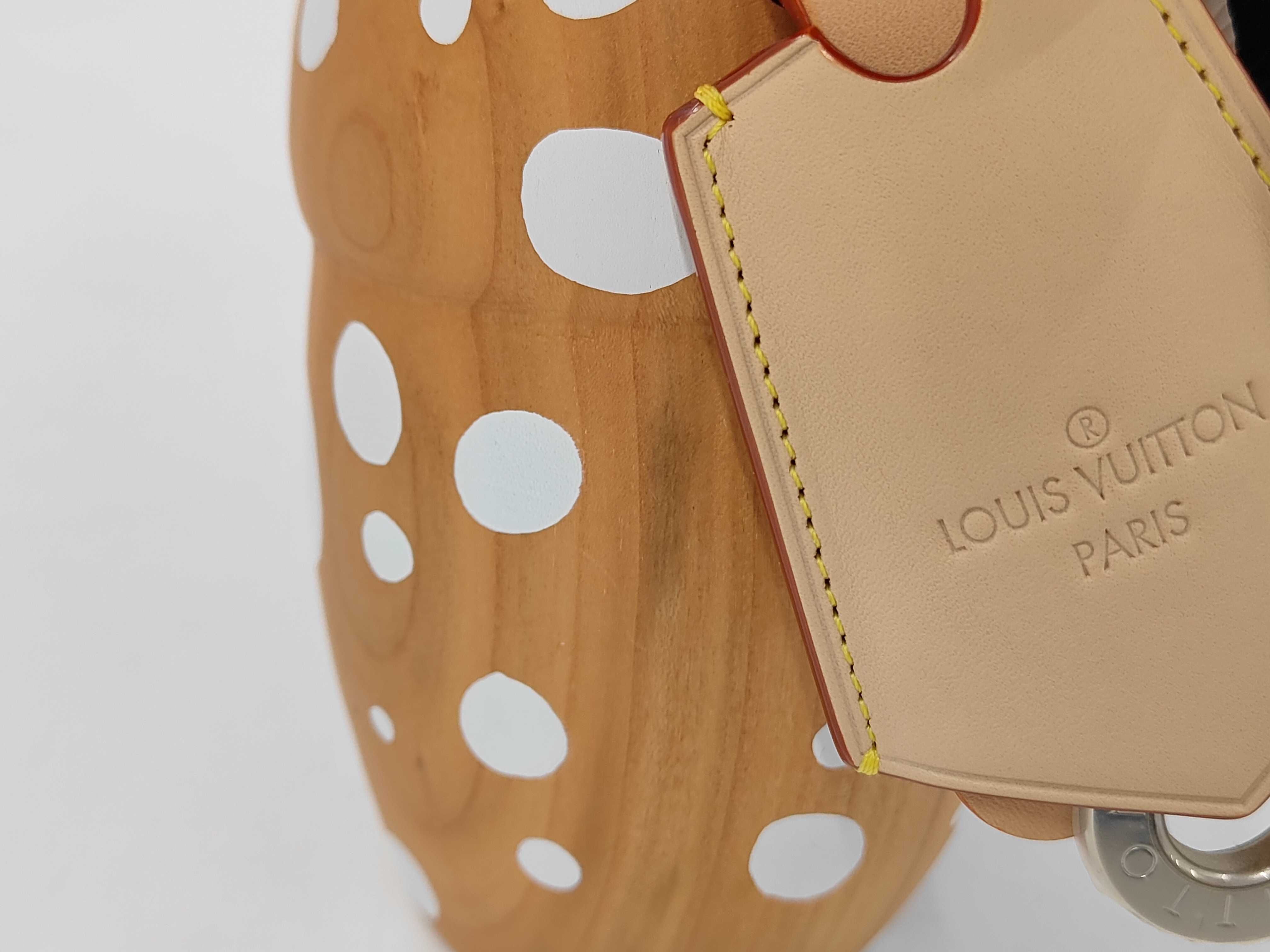 Louis Vuitton x Yayoi Kusama Infinity Dots Vivienne Giant Wood and Epi Leather Figurine