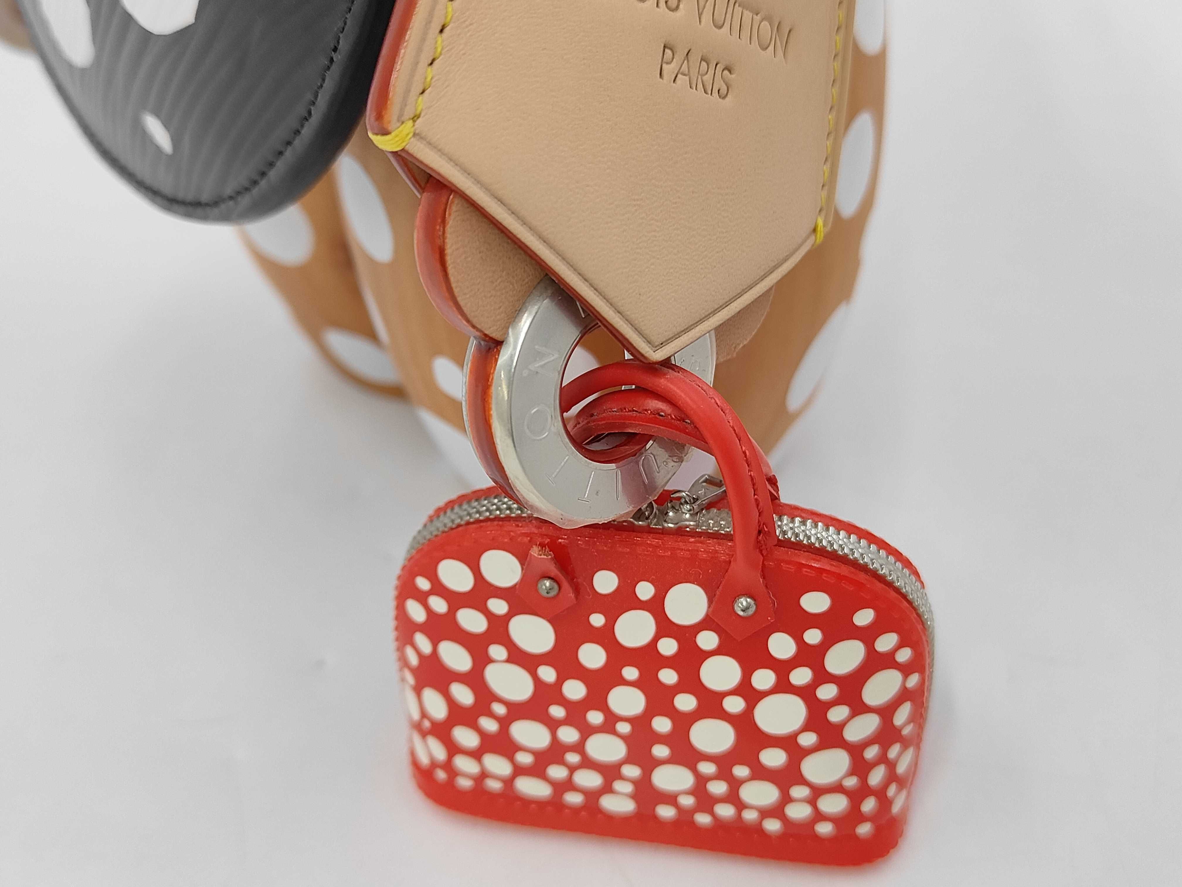 Louis Vuitton x Yayoi Kusama Infinity Dots Vivienne Giant Wood and Epi Leather Figurine