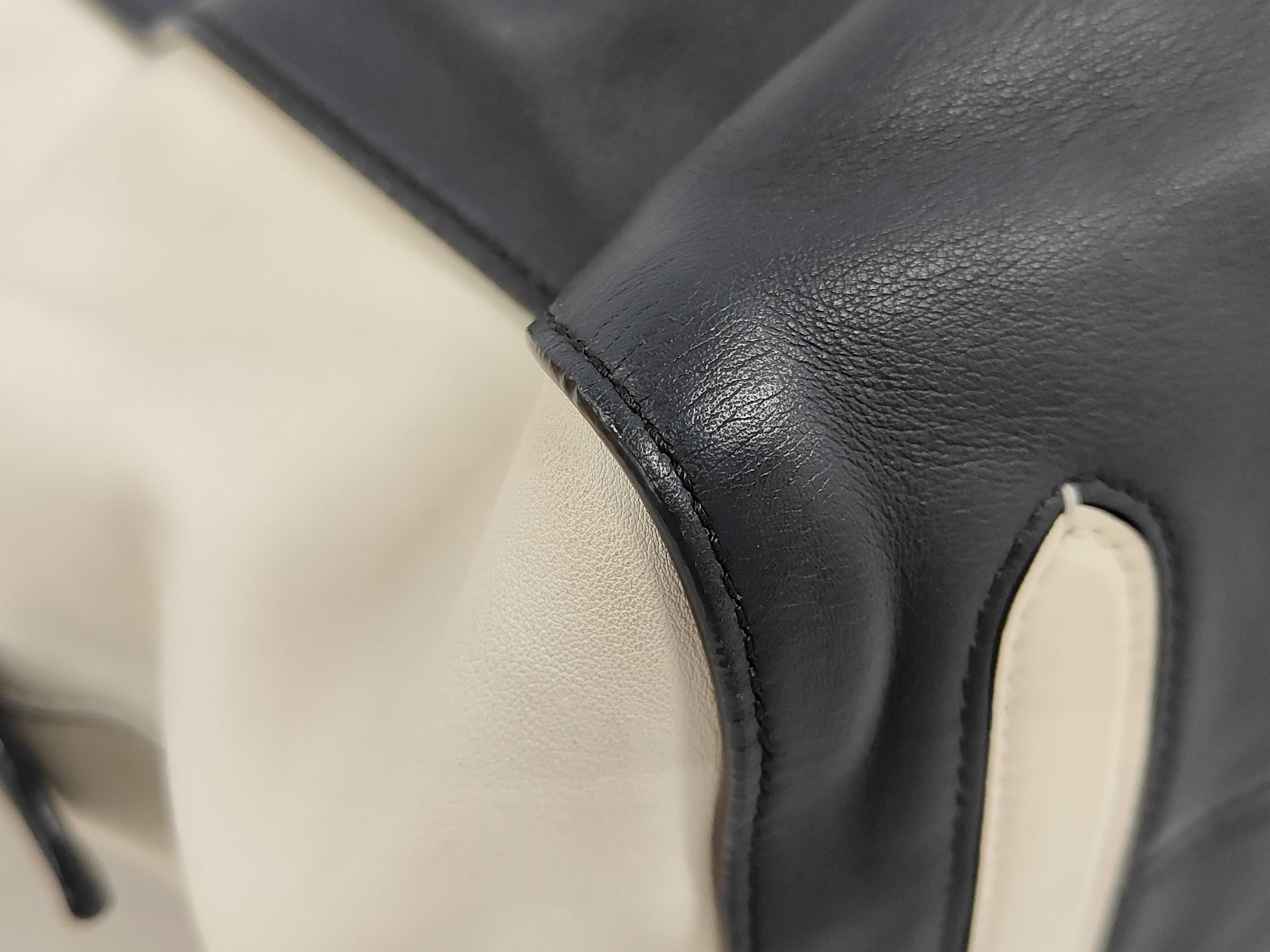 C. 2012 Louis Vuitton Suship Speedy North South Bicolor Leather Tote Bag with Dust Bag