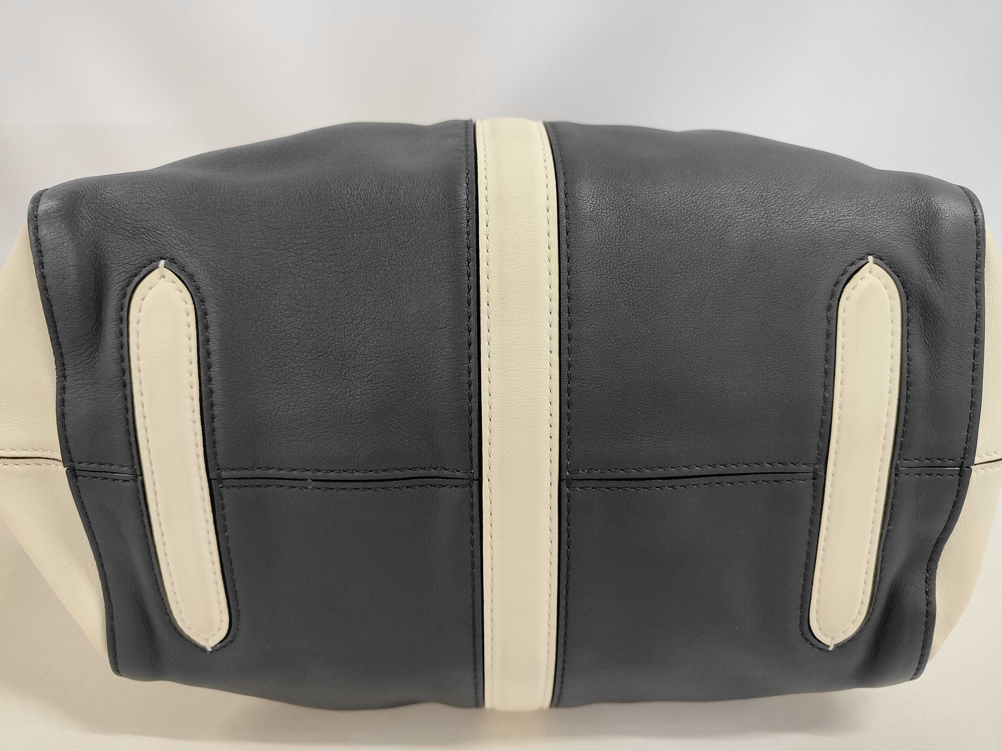 C. 2012 Louis Vuitton Suship Speedy North South Bicolor Leather Tote Bag with Dust Bag