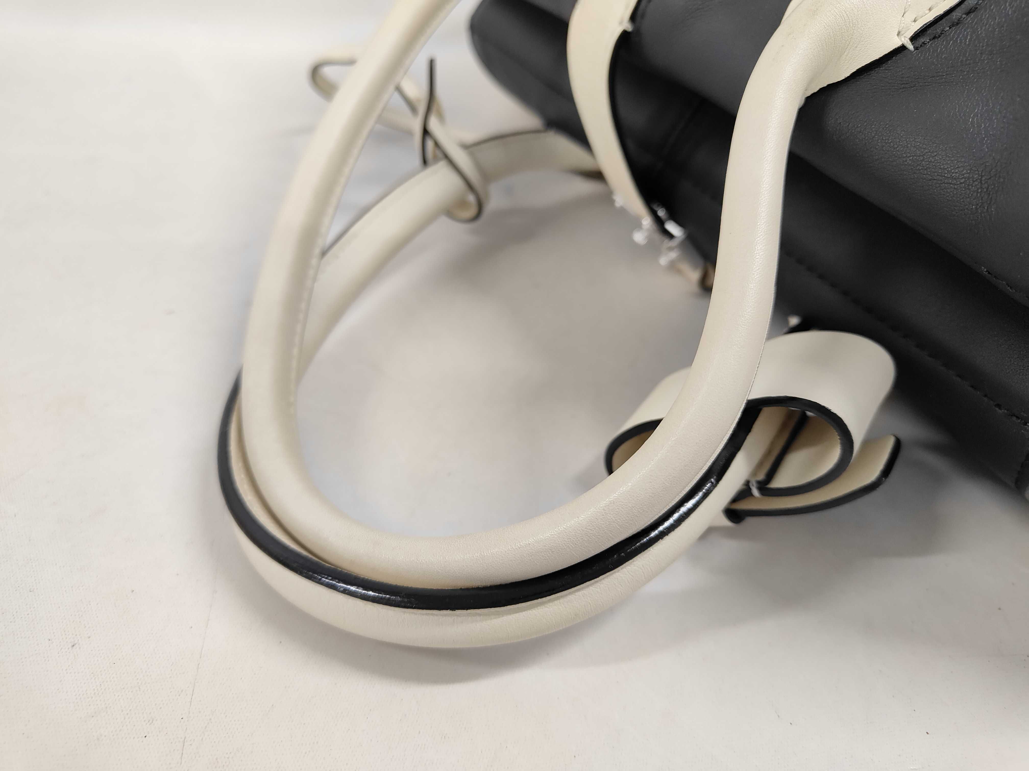C. 2012 Louis Vuitton Suship Speedy North South Bicolor Leather Tote Bag with Dust Bag