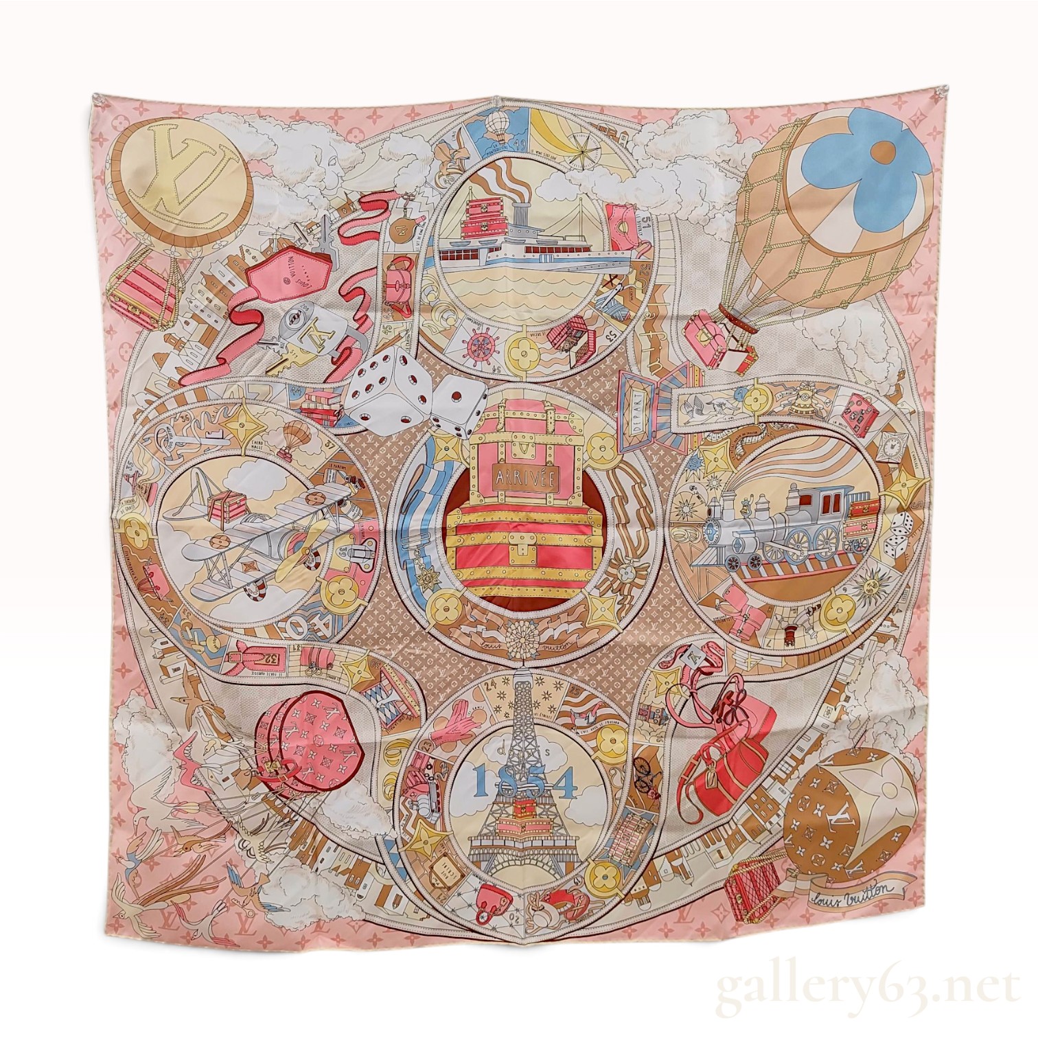 Louis Vuitton LV Journey Silk Carre 90