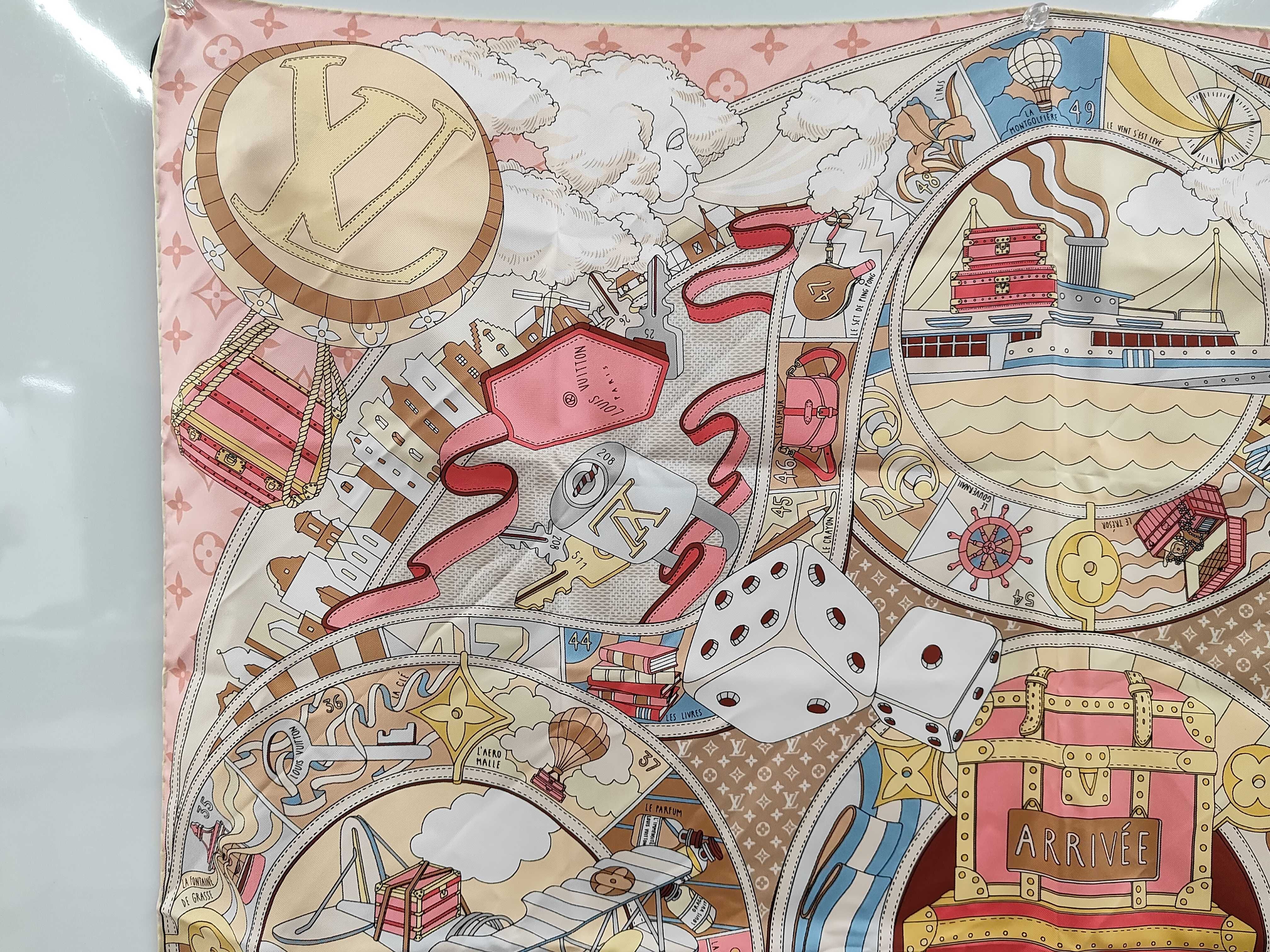 Louis Vuitton LV Journey Silk Carre 90